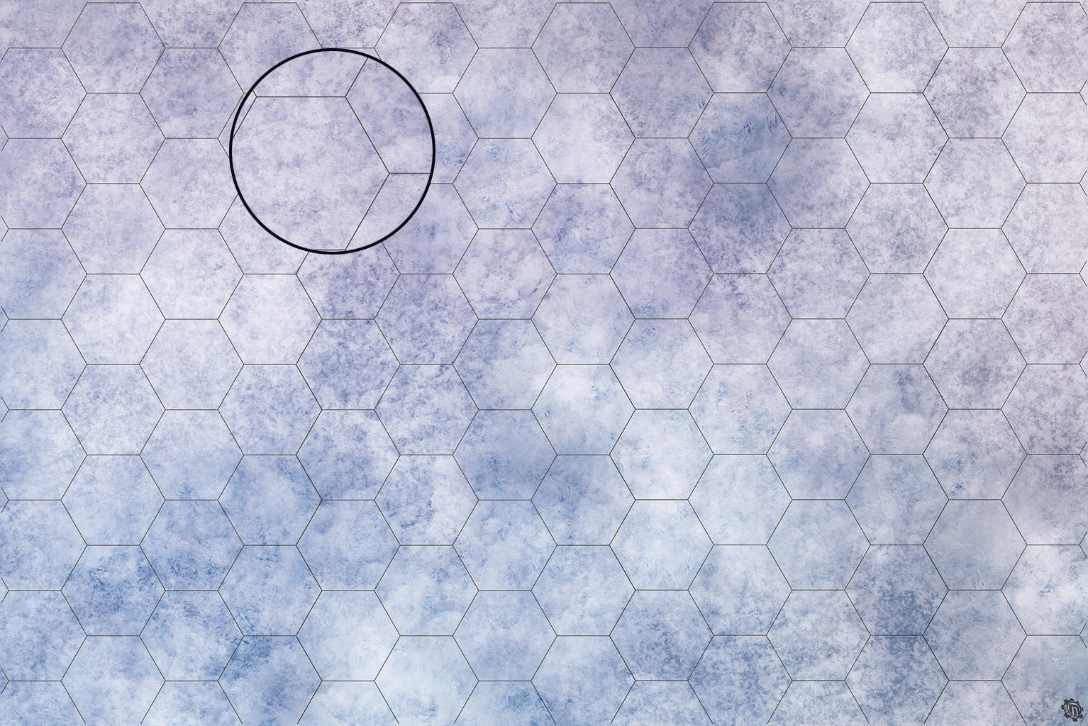 Mats by Mars: Glacial Plain Tabletop Wargaming Play Mat