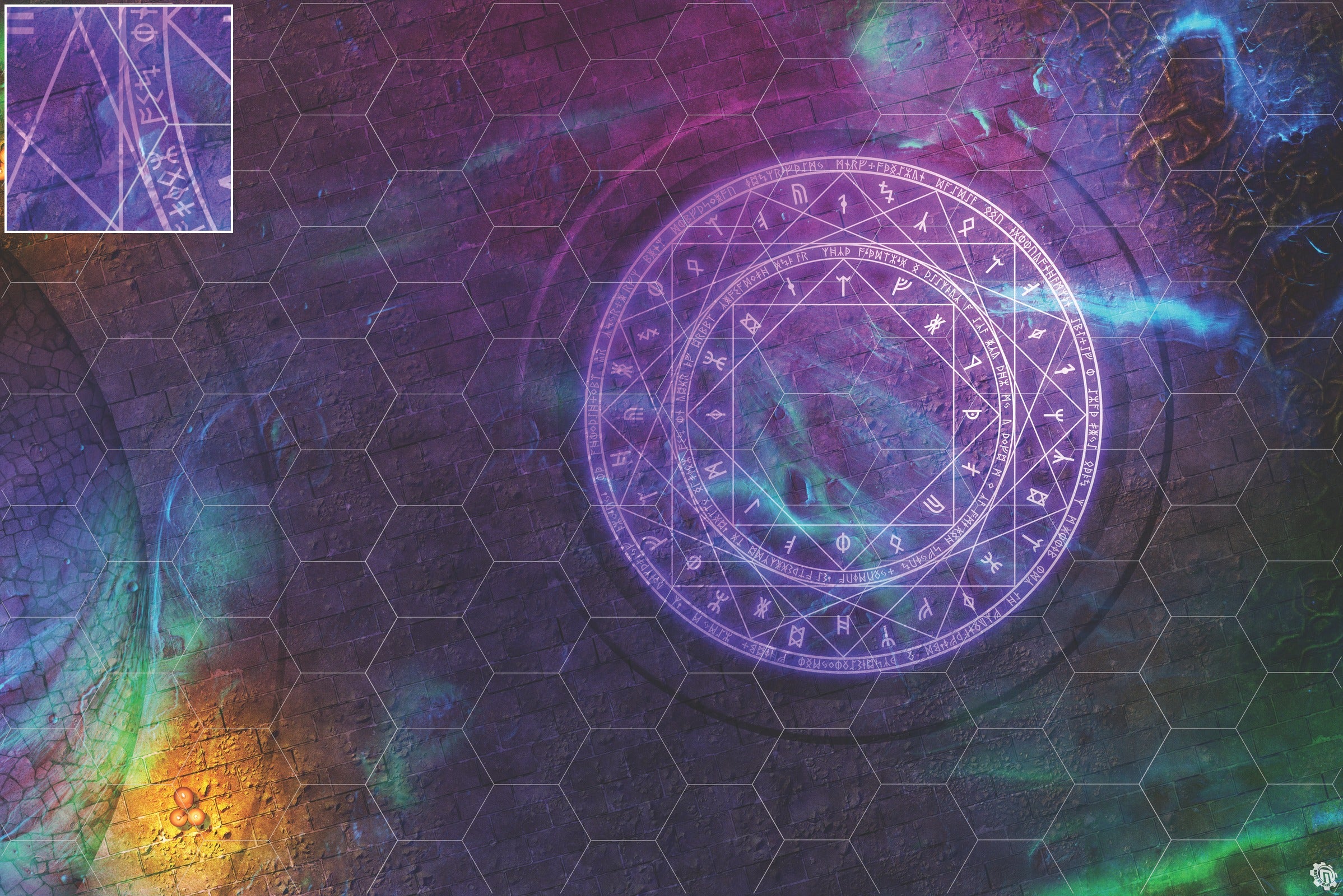 Mats by Mars: Witchlight Warding Wargaming Play Mat