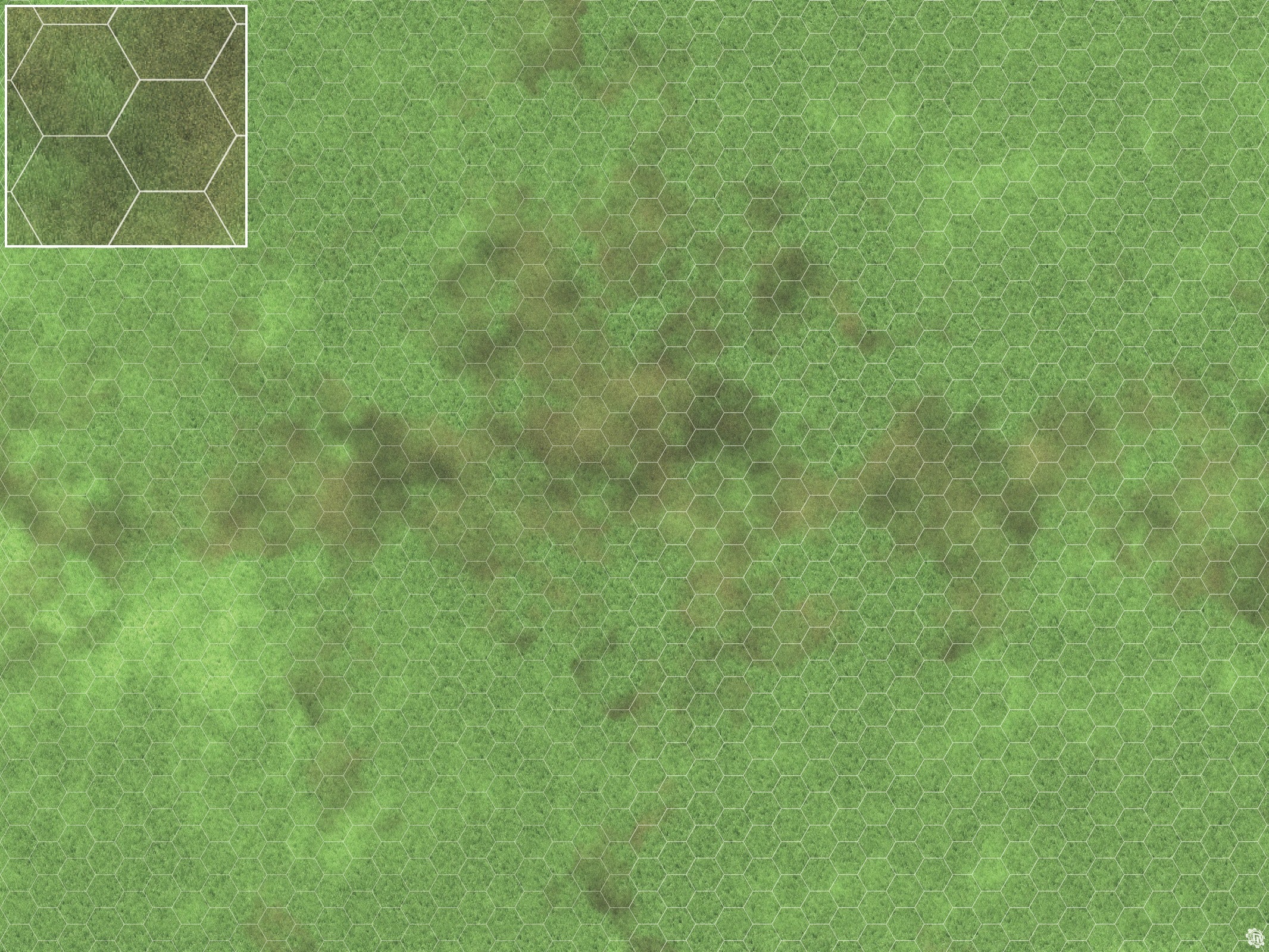 Mats by Mars: Verdant Fields Tabletop Wargaming Play Mat