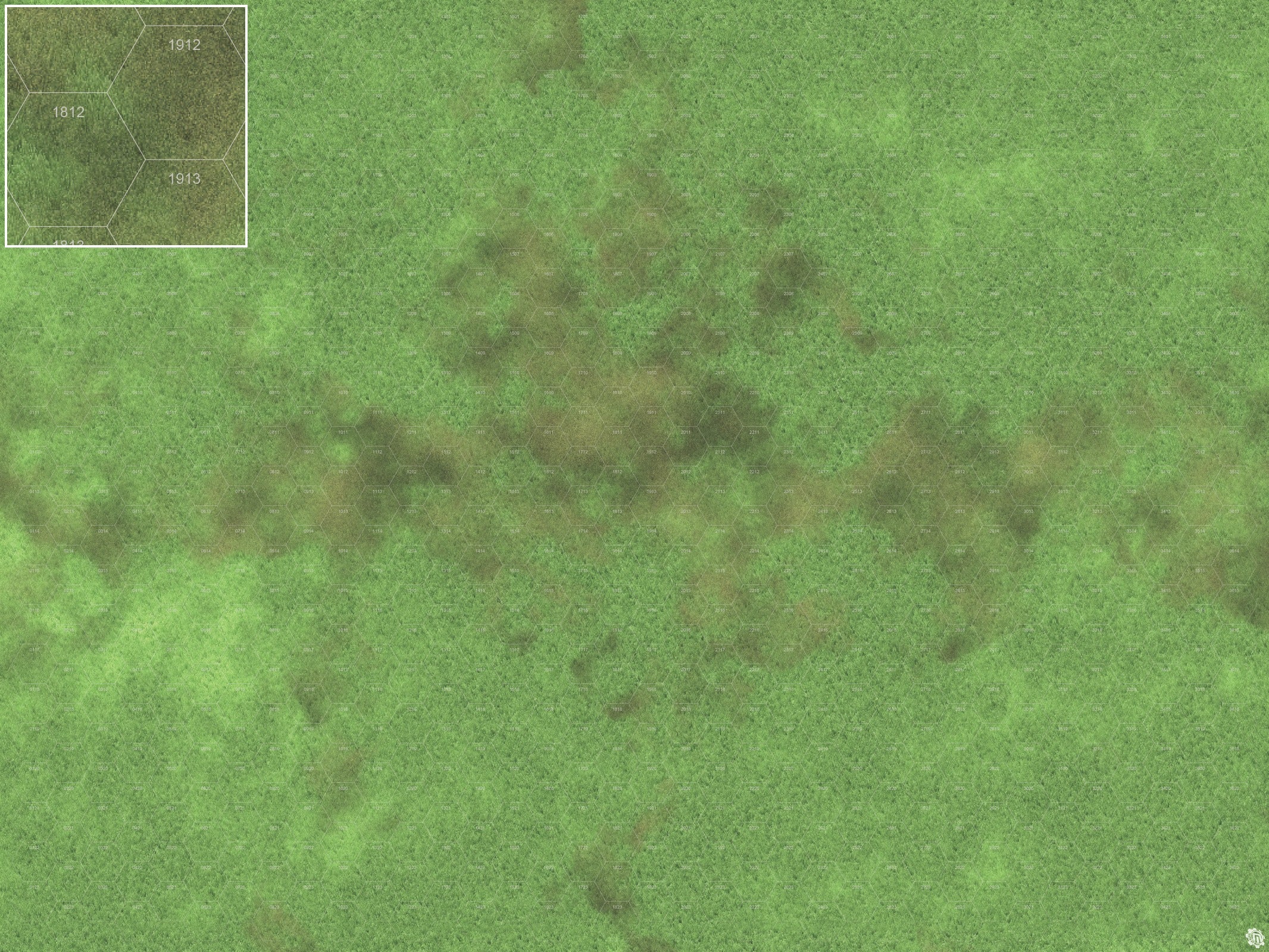 Mats by Mars: Verdant Fields Tabletop Wargaming Play Mat