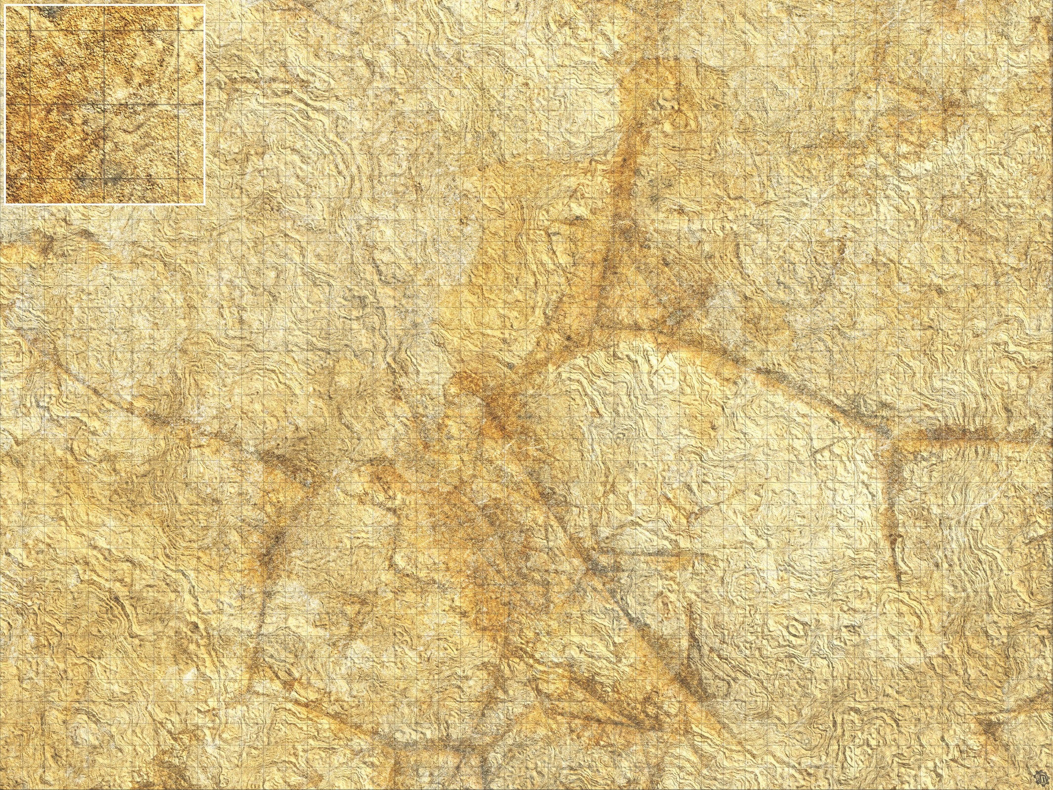 Mats by Mars: Parched Earth Tabletop Wargaming Play Mat