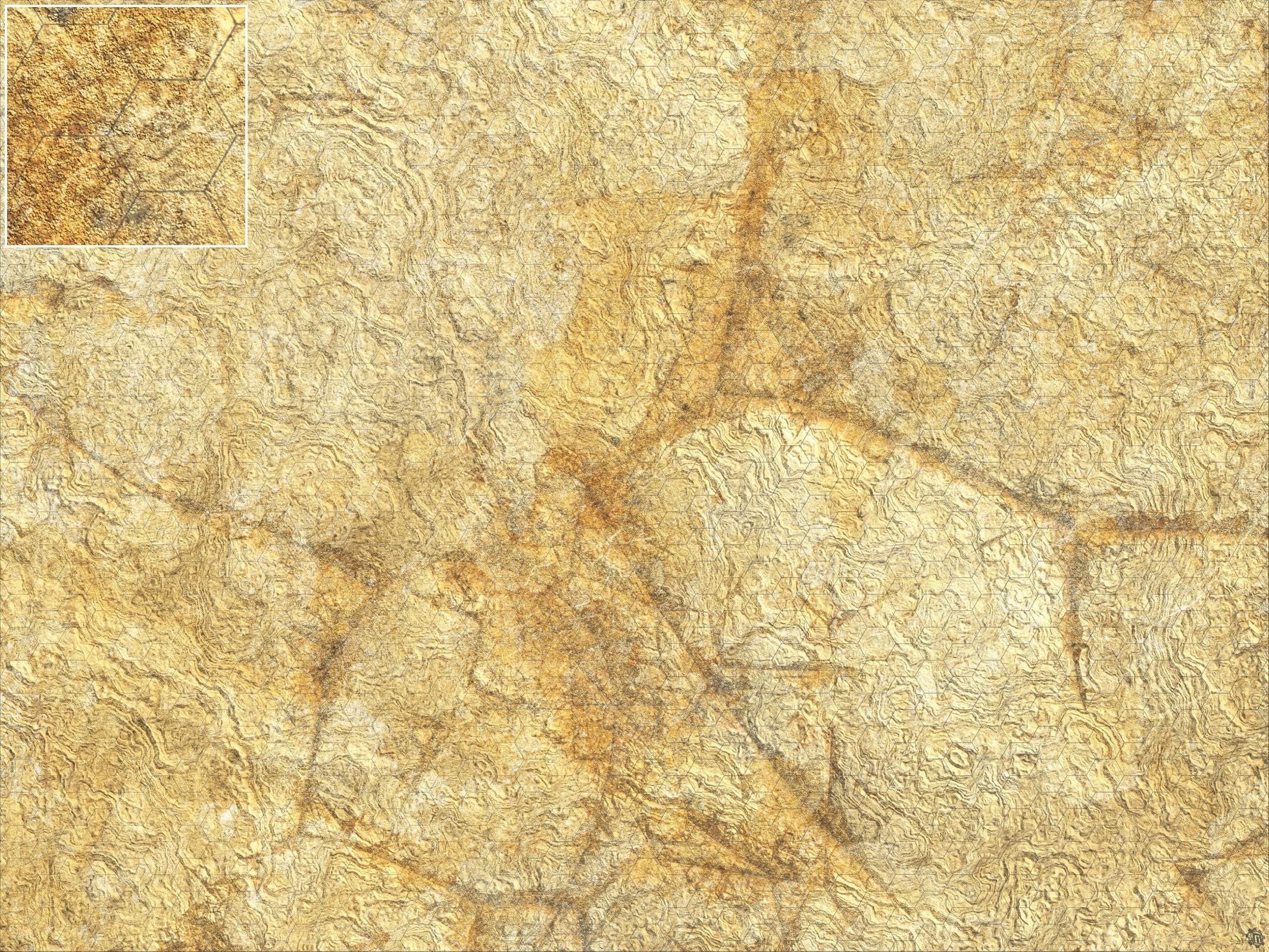 Mats by Mars: Parched Earth Tabletop Wargaming Play Mat