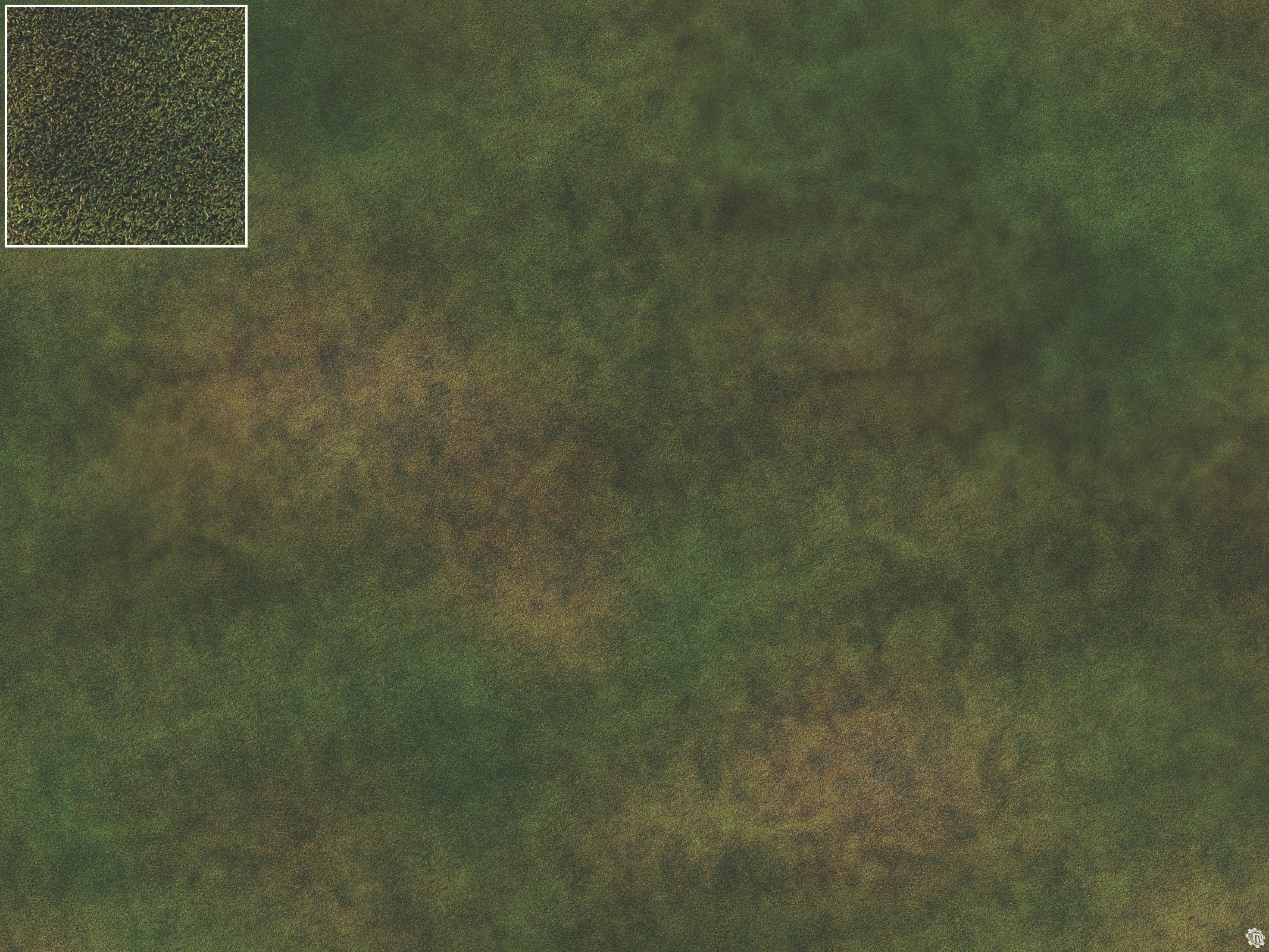 Mats by Mars: Green Meadow Tabletop Wargaming Play Mat
