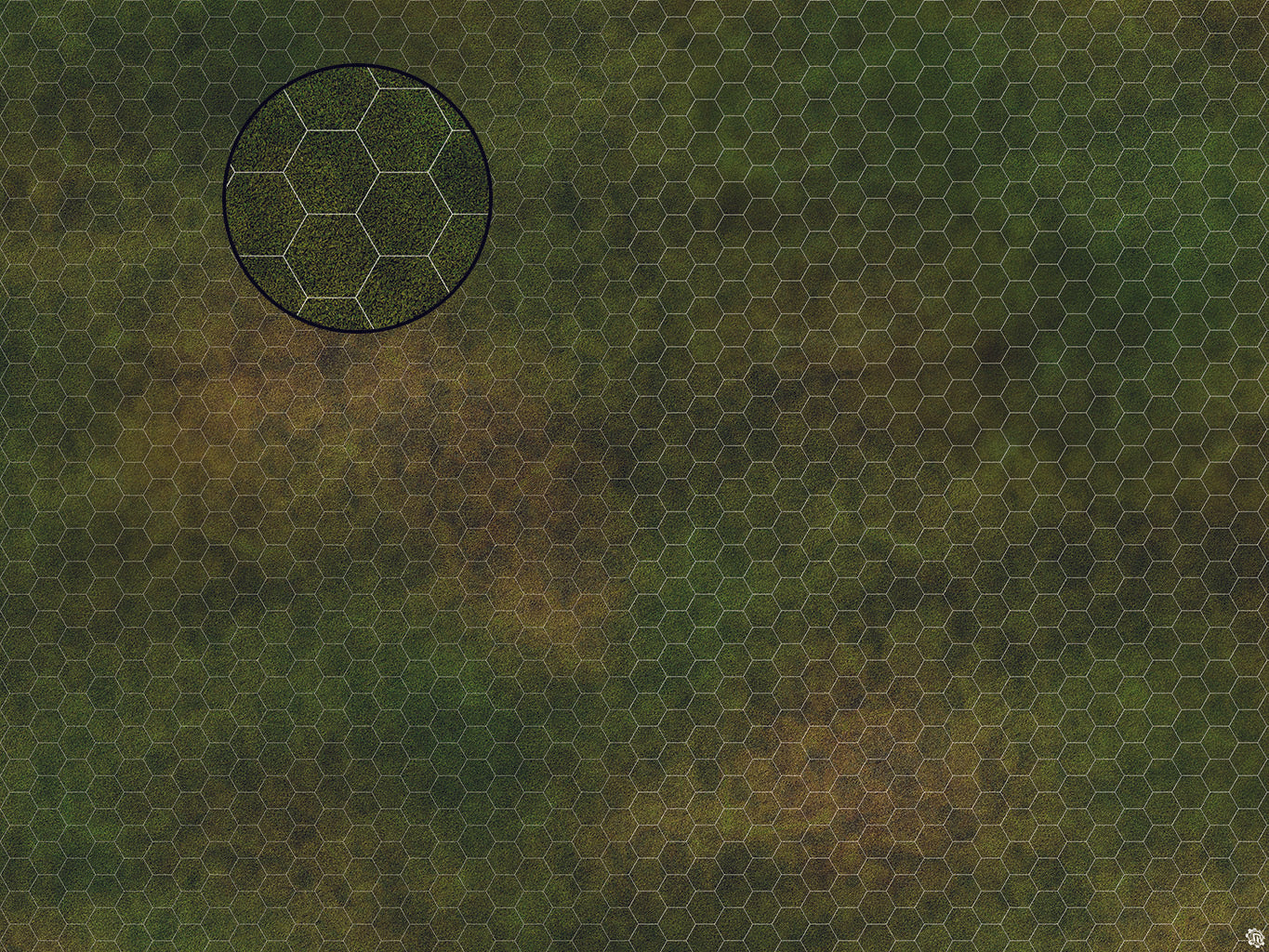 Mats by Mars: Green Meadow Tabletop Wargaming Play Mat