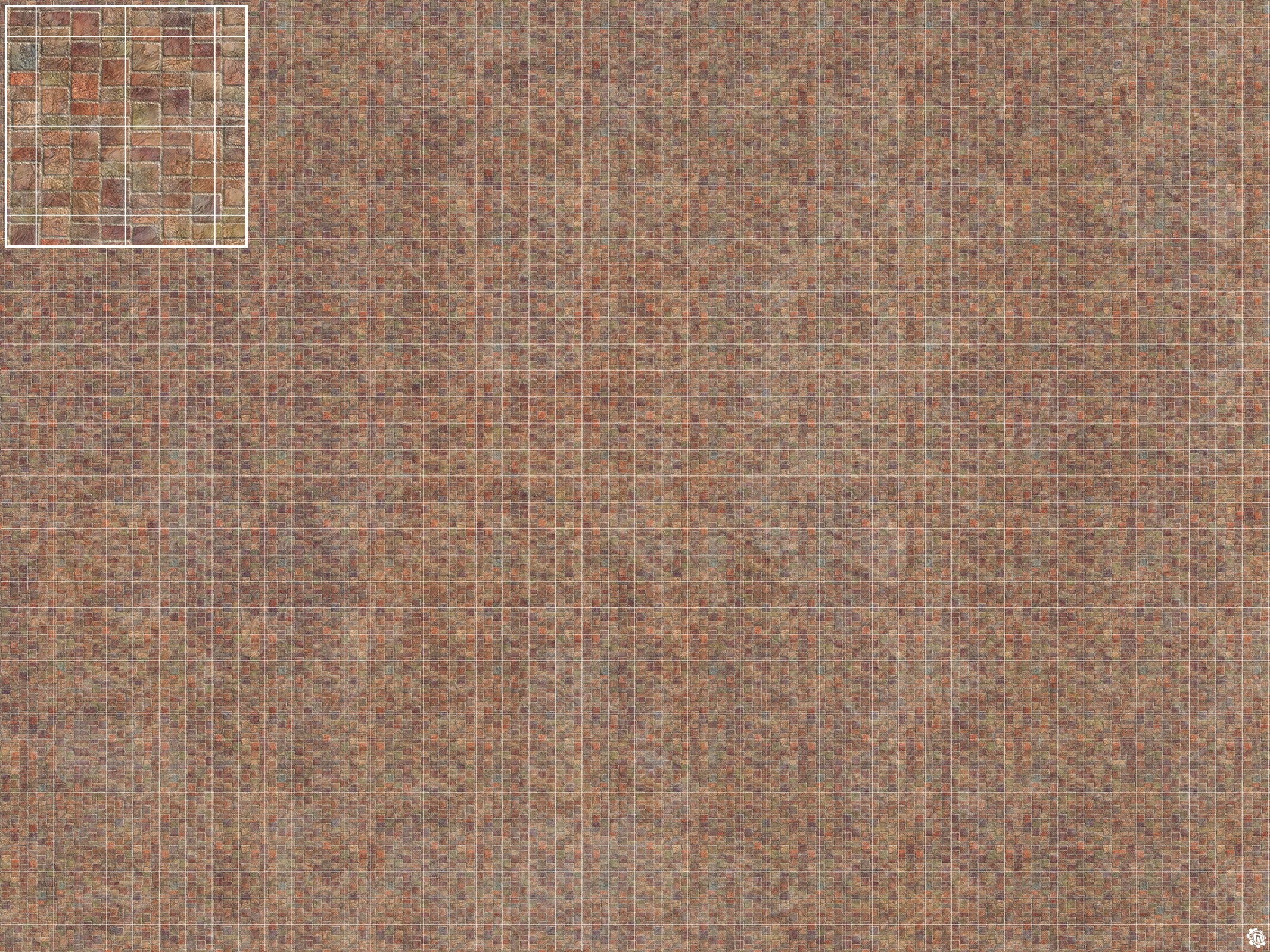 Mats by Mars: Sett in Stone (Red) Tabletop Wargaming Play Mat