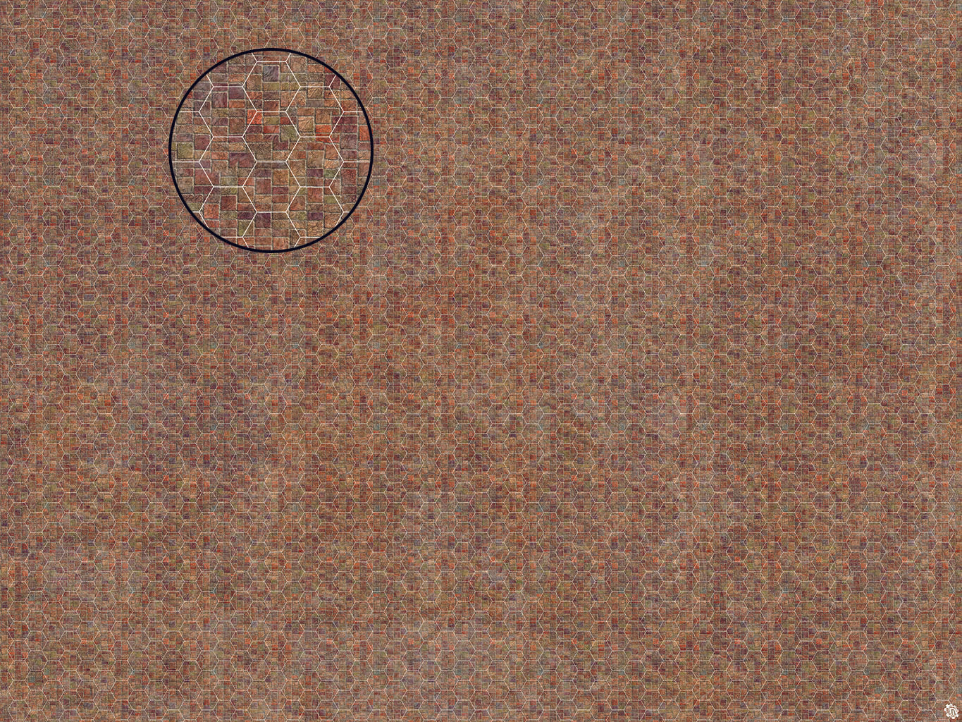 Mats by Mars: Sett in Stone (Red) Tabletop Wargaming Play Mat