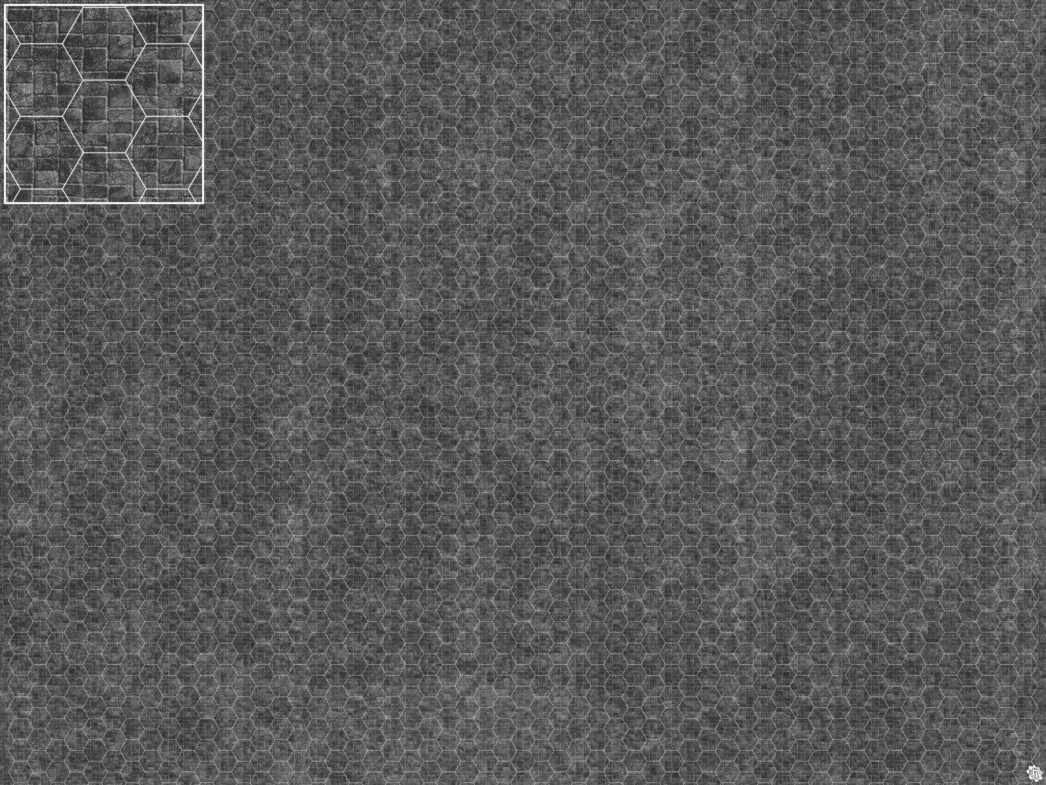 Mats by Mars: Sett in Stone (Grey) Tabletop Wargaming Play Mat