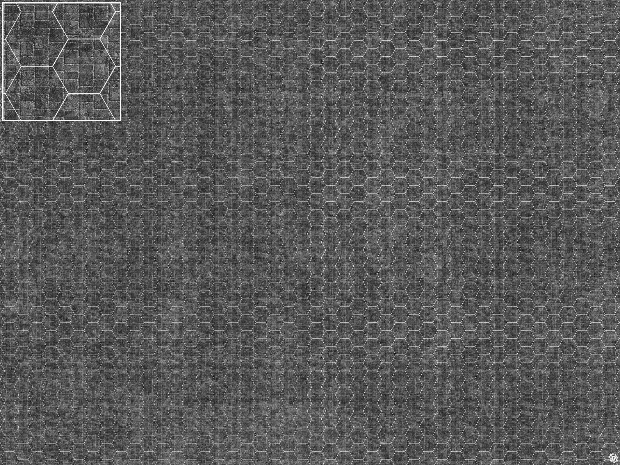 Mats by Mars: Sett in Stone (Grey) Tabletop Wargaming Play Mat