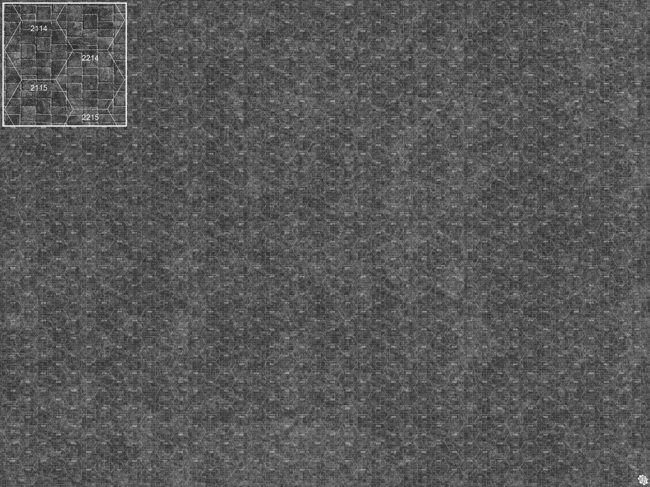 Mats by Mars: Sett in Stone (Grey) Tabletop Wargaming Play Mat