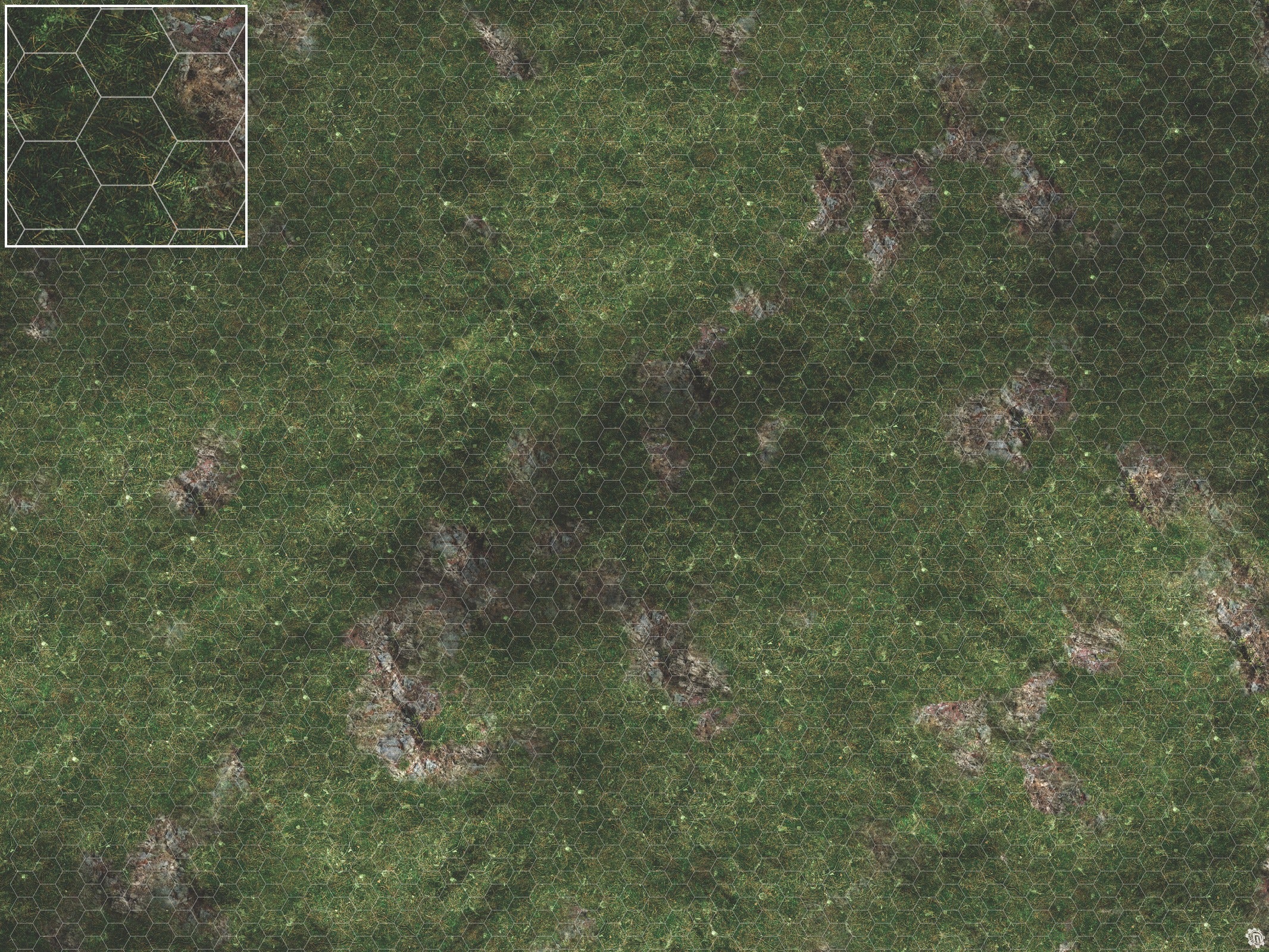 Mats by Mars: Green Hills Tabletop Wargaming Play Mat