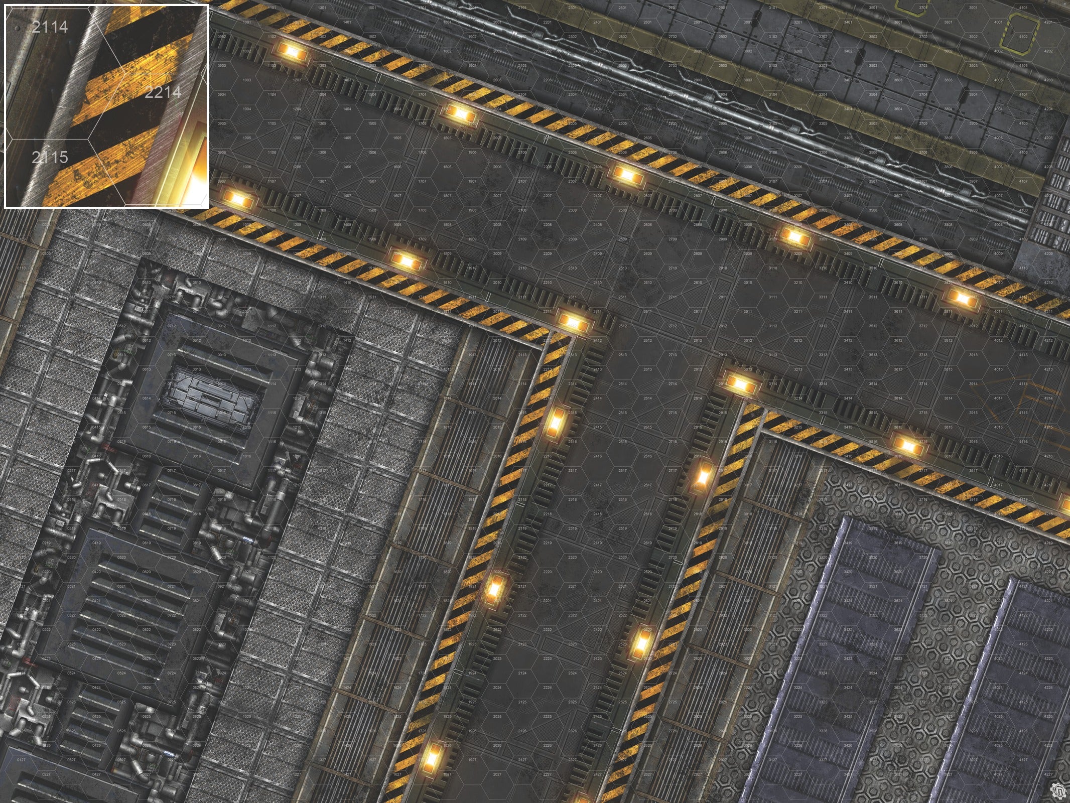 Mats by Mars: Factory Floor Tabletop Wargaming Play Mat