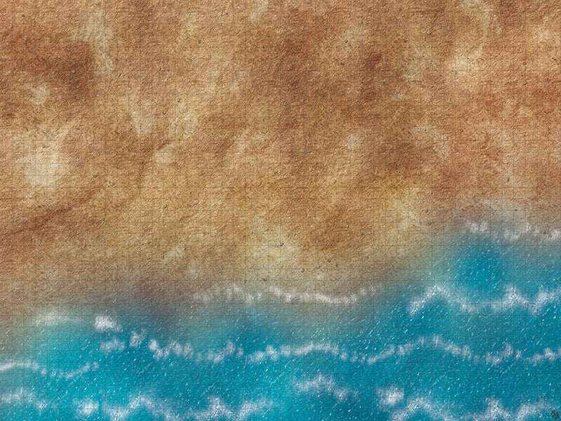 Mats by Mars: Treasure Beach Tabletop Wargaming Play Mat