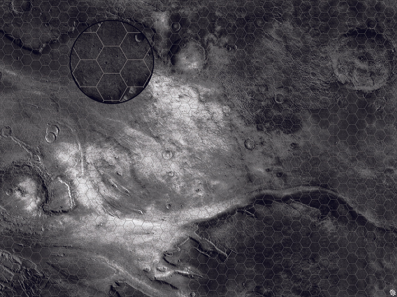 Mats by Mars: Moon Landing Tabletop Wargaming Play Mat