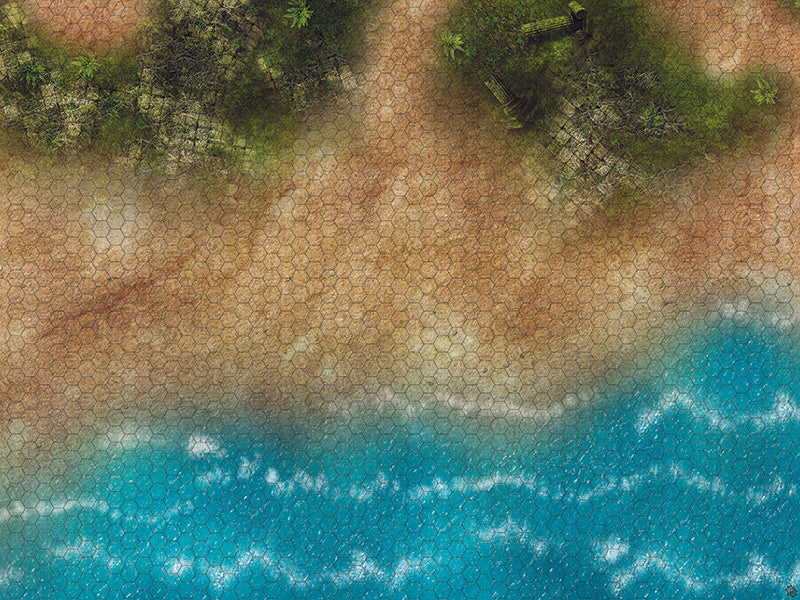 Mats by Mars: Jungle Treasure Tabletop Wargaming Play Mat