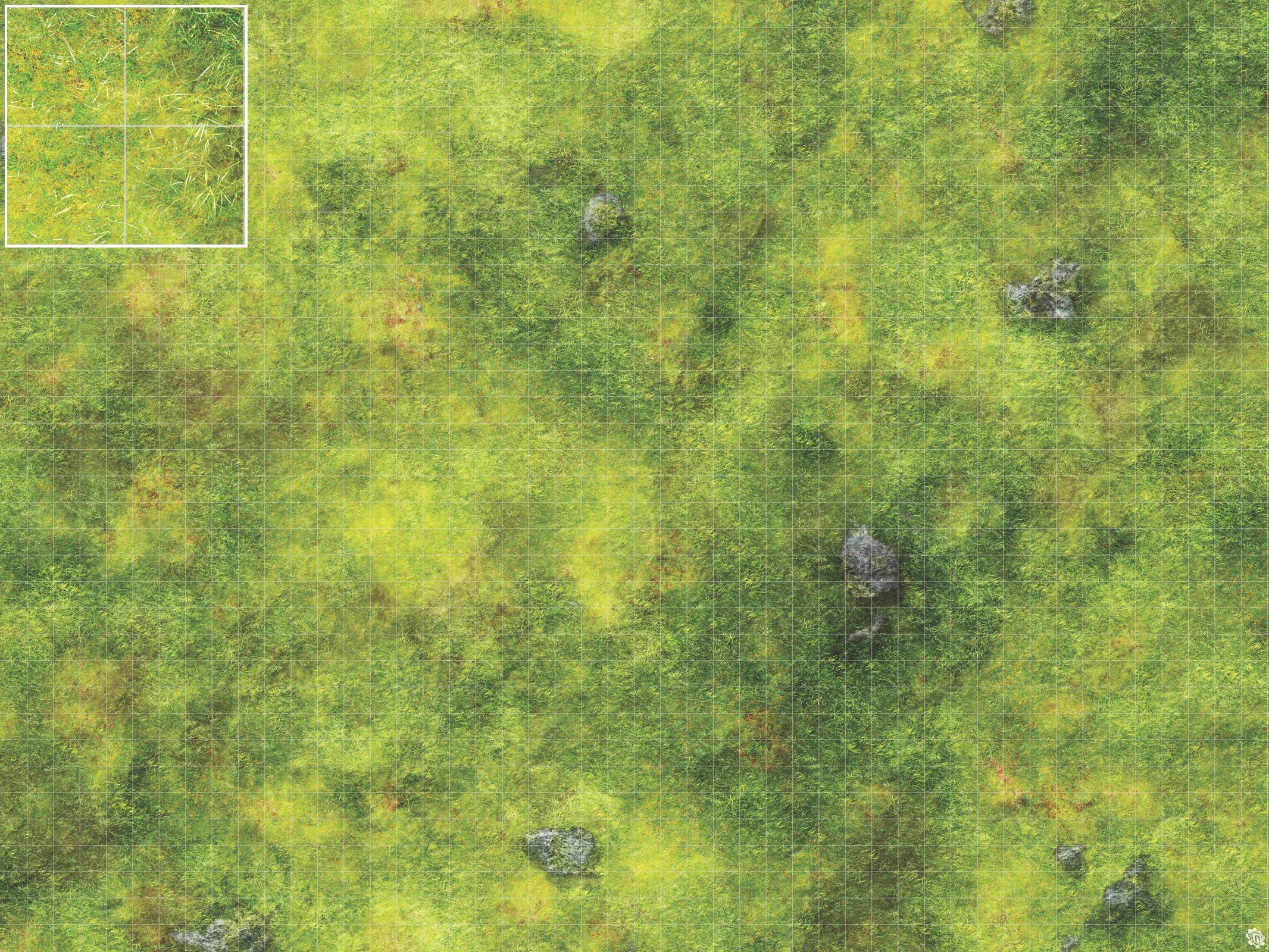 Mats by Mars: Stonehollow Hills Tabletop Wargaming Play Mat