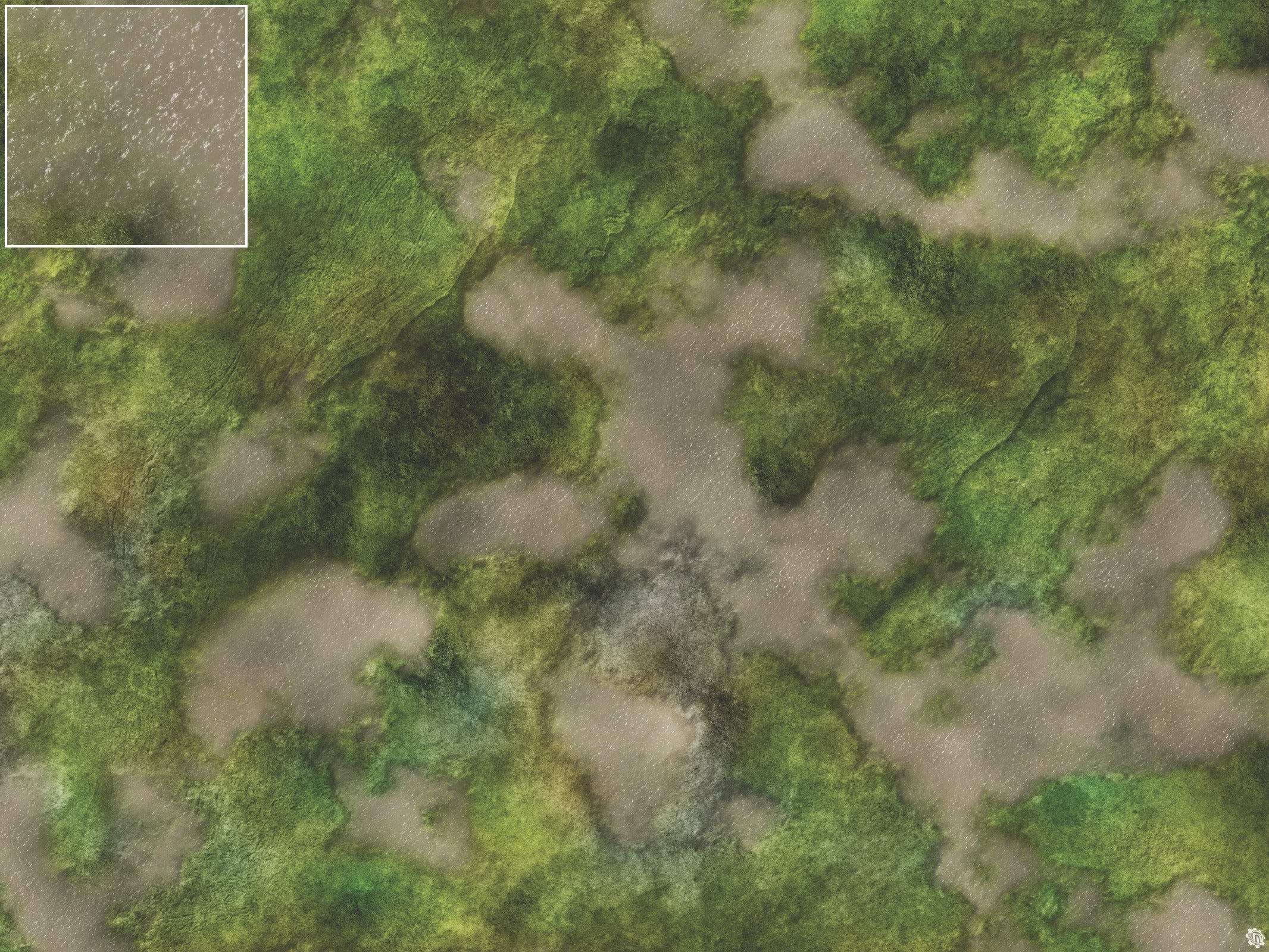 Mats by Mars: Bayou Country Tabletop Wargaming Play Mat