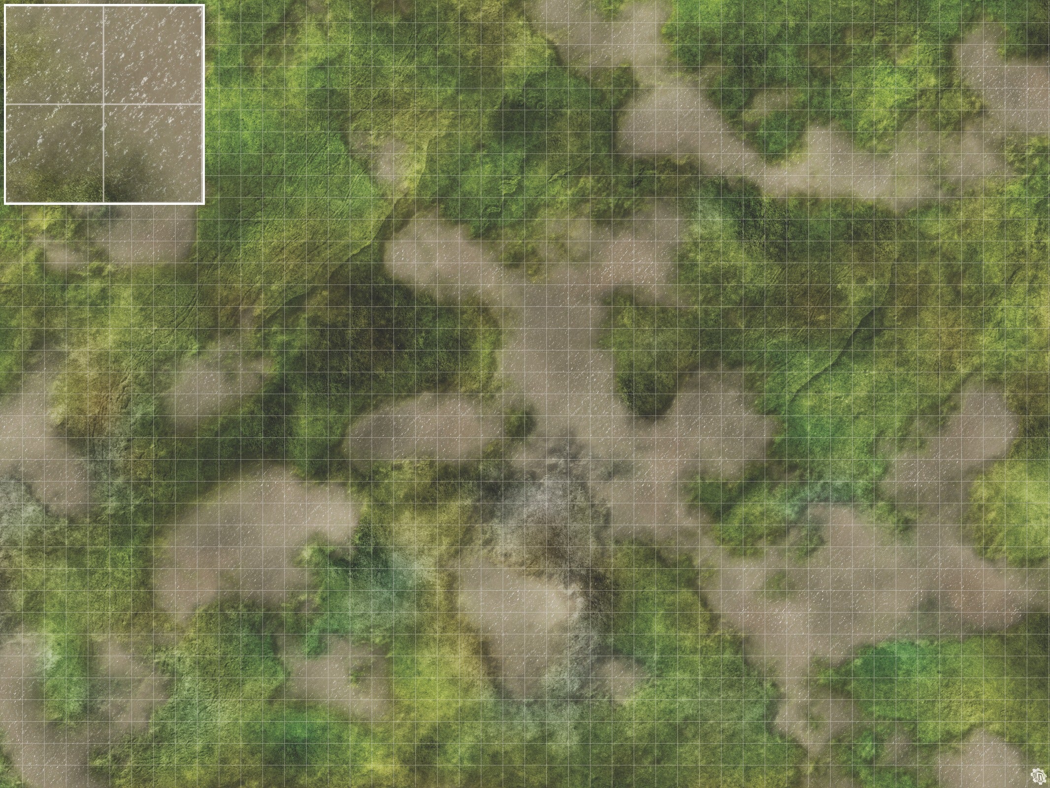 Mats by Mars: Bayou Country Tabletop Wargaming Play Mat