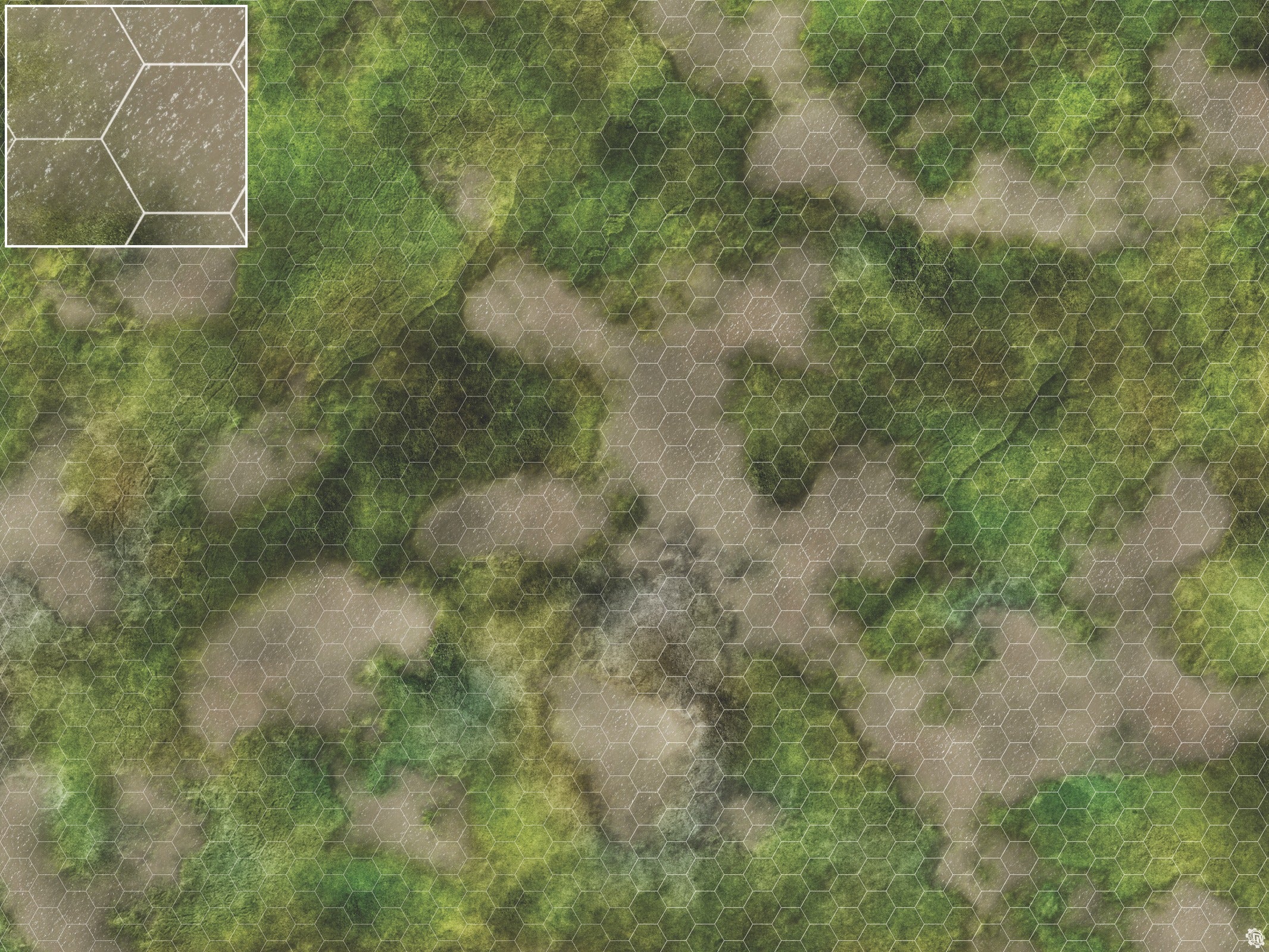 Mats by Mars: Bayou Country Tabletop Wargaming Play Mat
