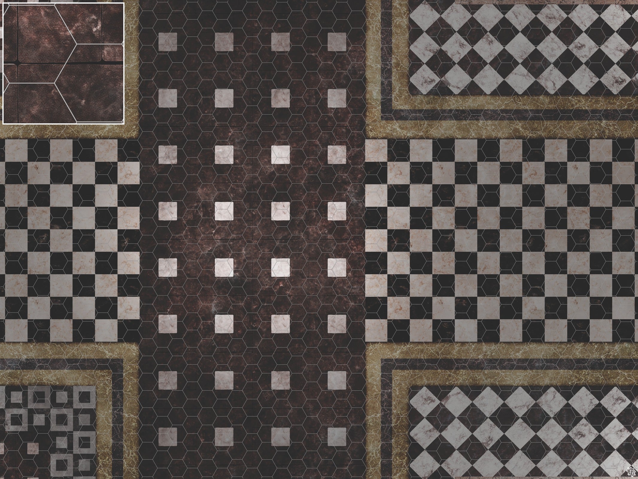 Mats by Mars: Manor Hall Tabletop Wargaming Play Mat