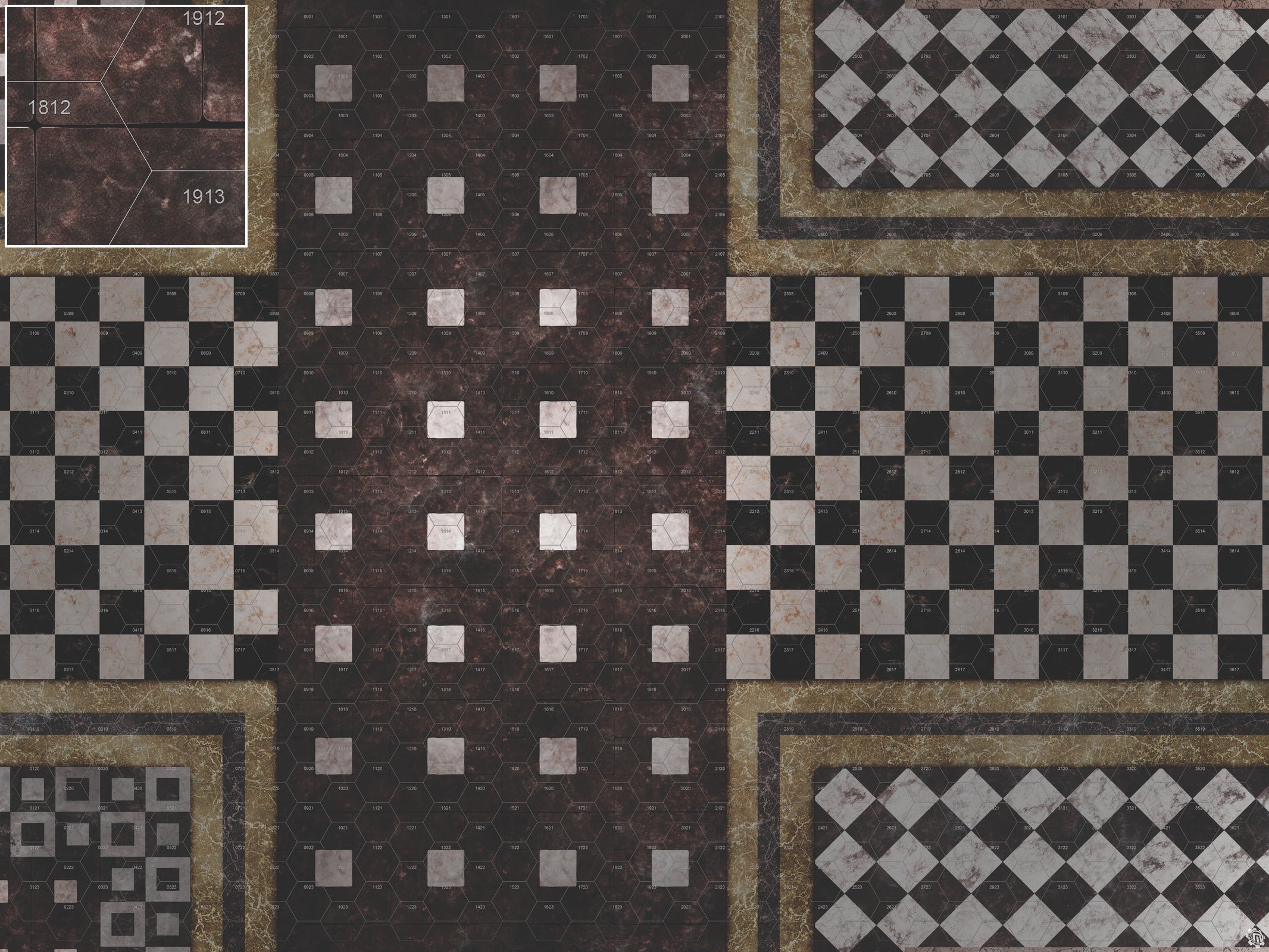 Mats by Mars: Manor Hall Tabletop Wargaming Play Mat