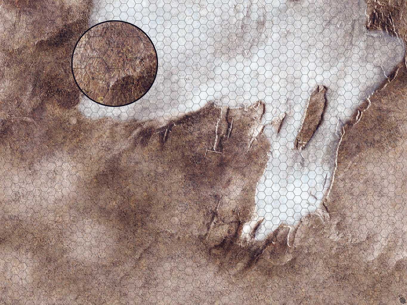 Mats by Mars: Bleached Bone Gulch Tabletop Wargaming Play Mat