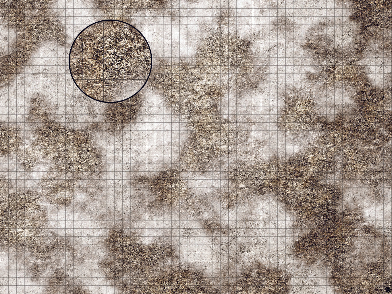 Mats by Mars: Sagebrush Steppes Tabletop Wargaming Play Mat