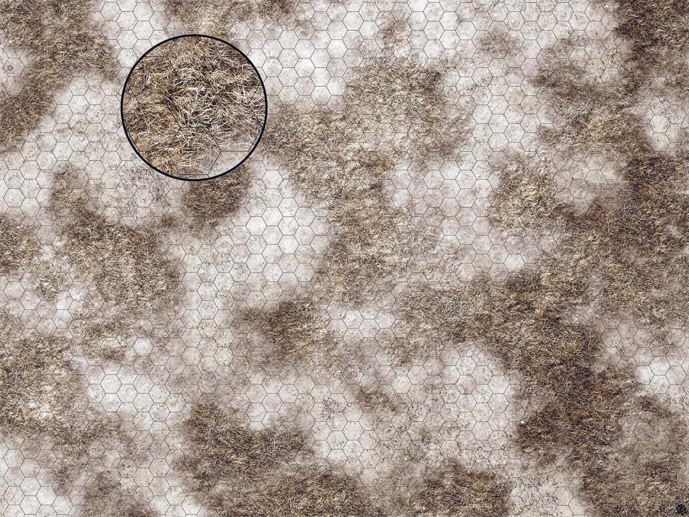 Mats by Mars: Sagebrush Steppes Tabletop Wargaming Play Mat