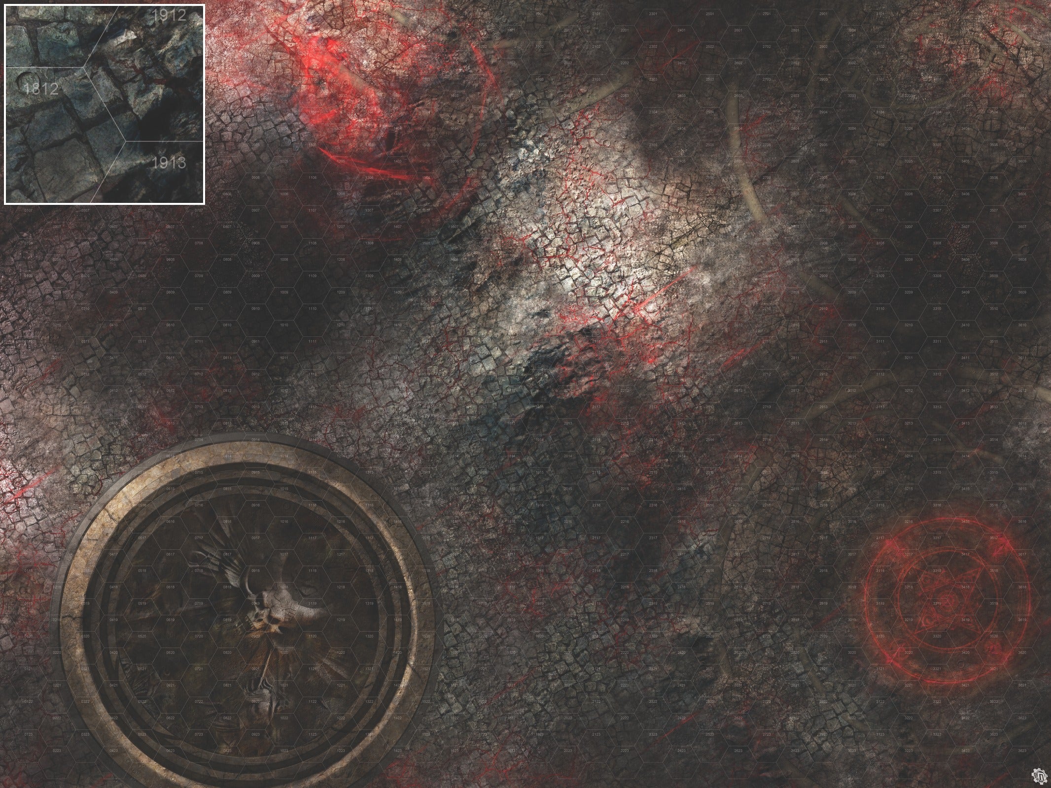 Mats by Mars: Unholy Warren Wargaming Play Mat