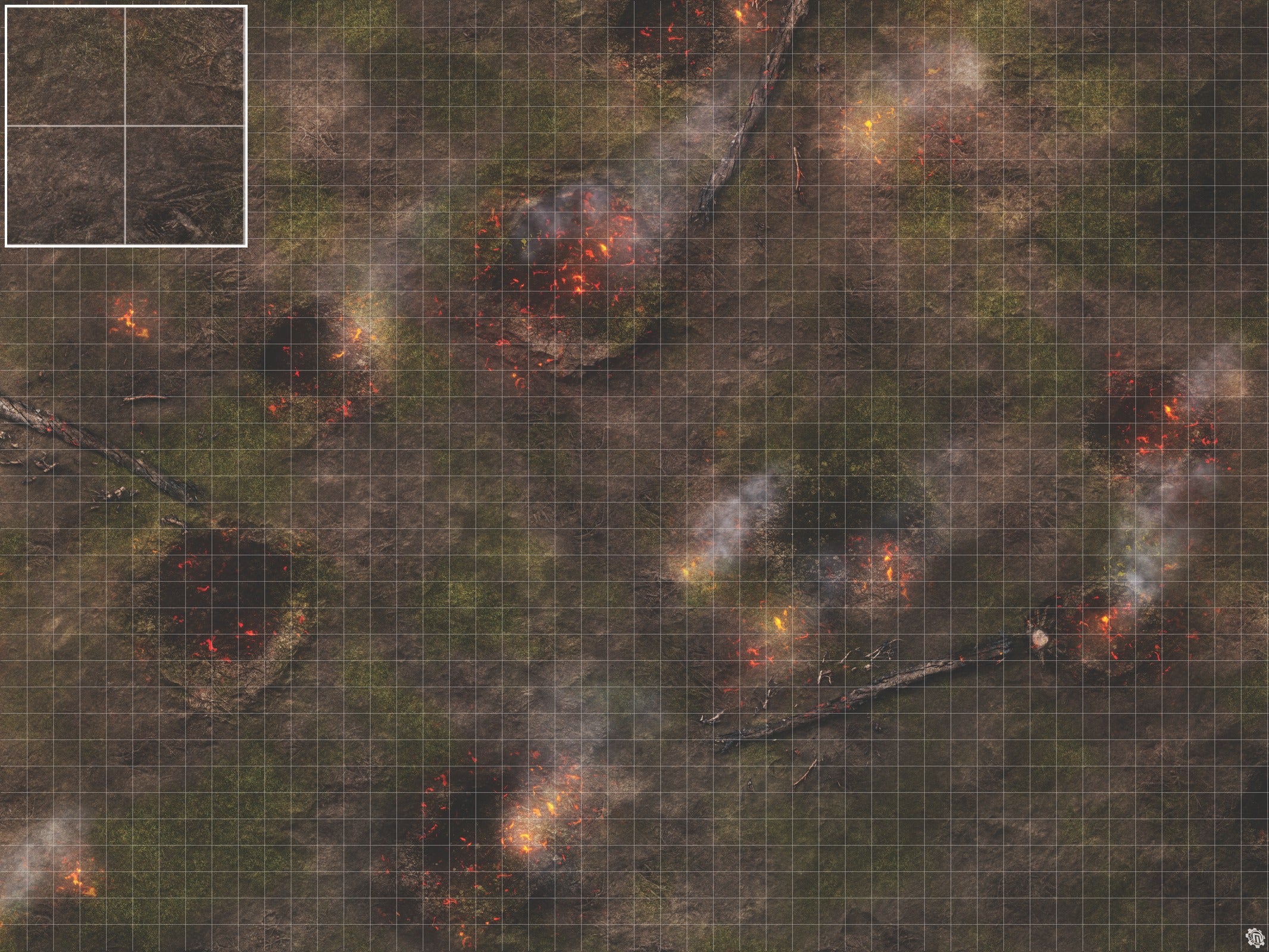 Mats by Mars: Mortar Combat Wargaming Play Mat