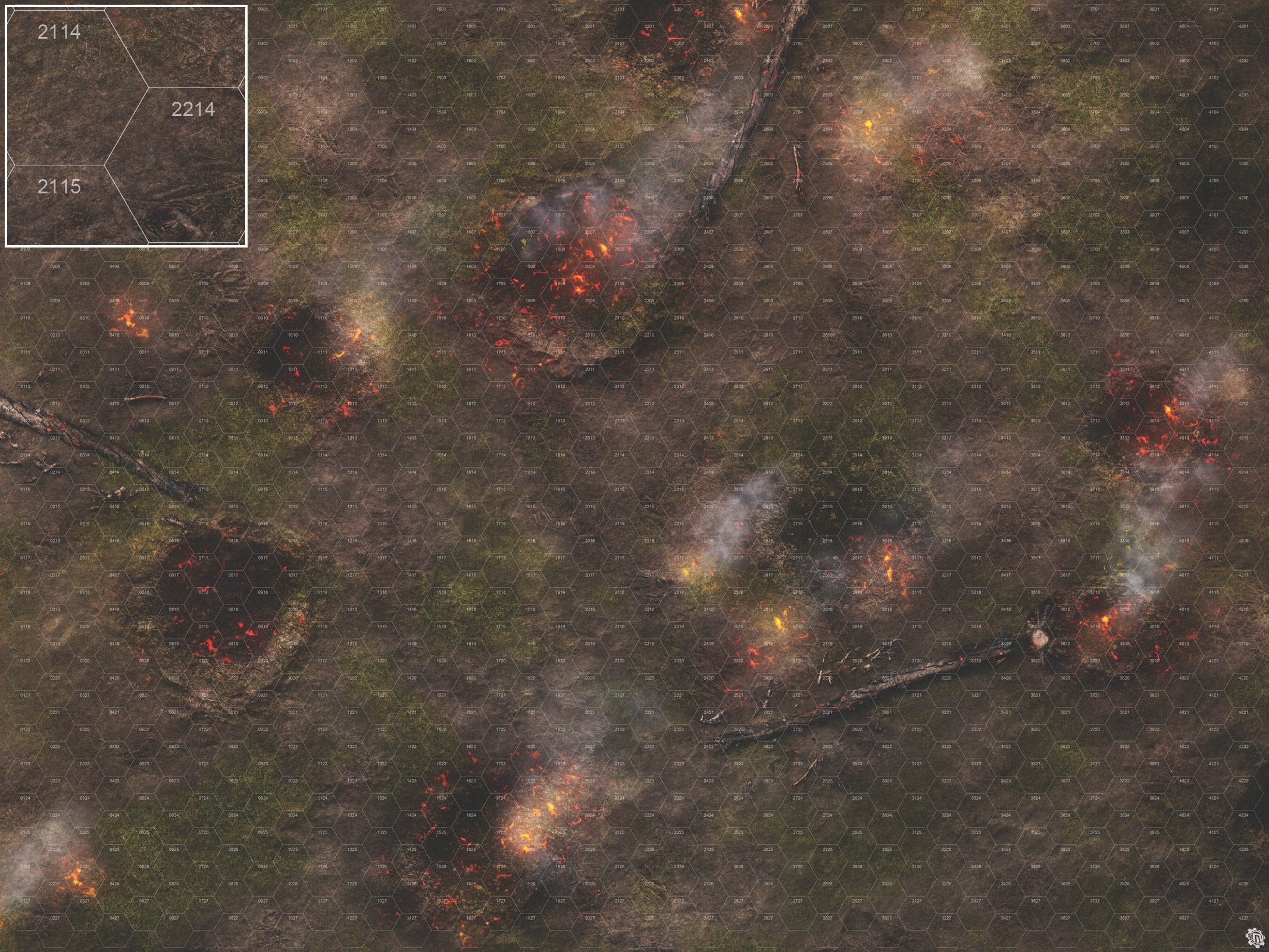 Mats by Mars: Mortar Combat Wargaming Play Mat