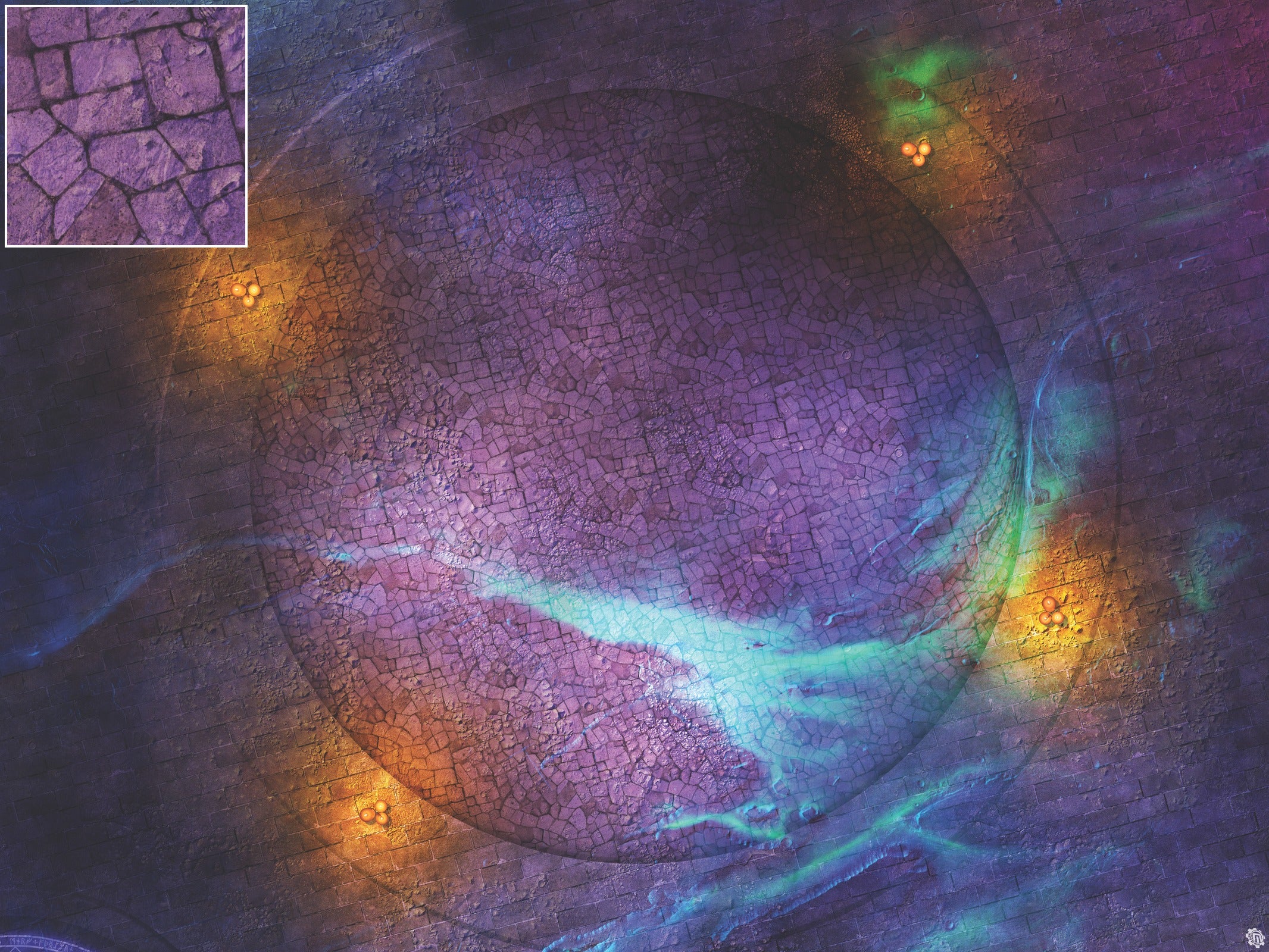 Mats by Mars: Witchlight Warding Wargaming Play Mat