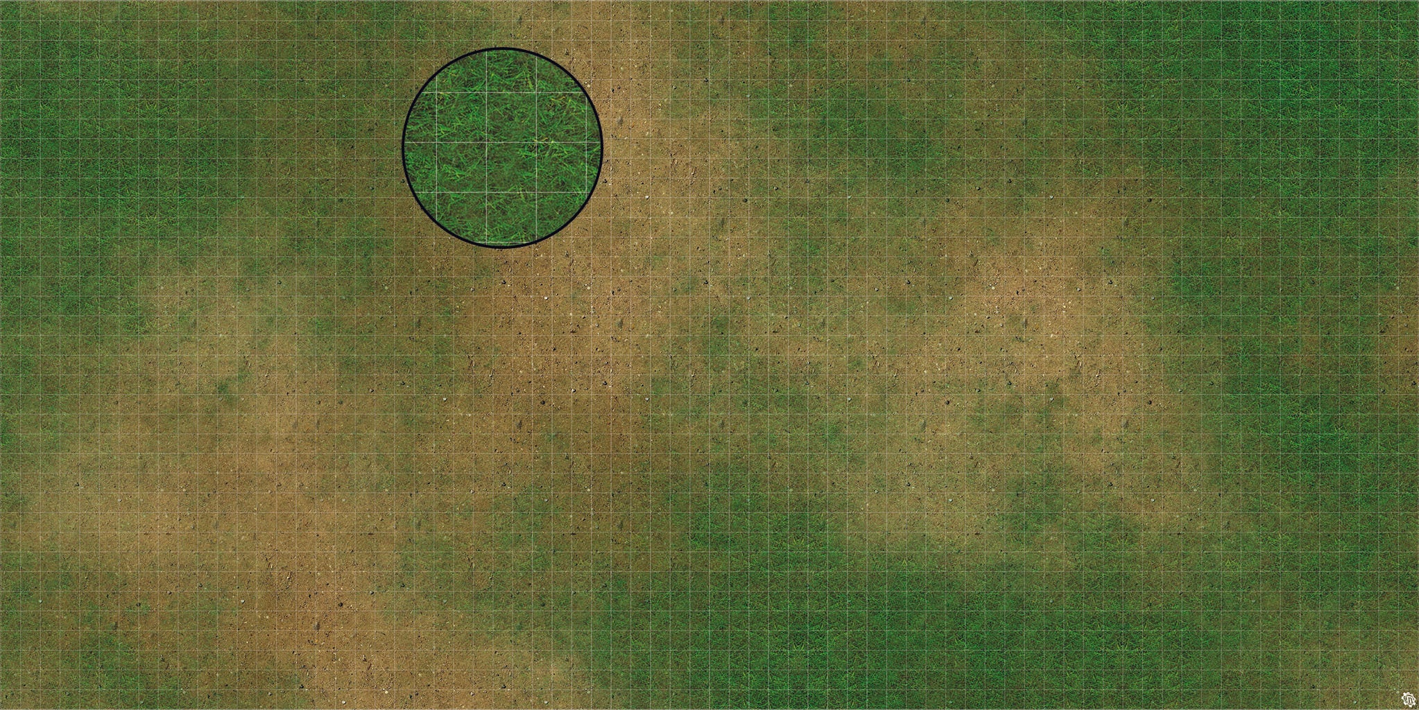 Mats by Mars: Grassy Spring Tabletop Wargaming Play Mat