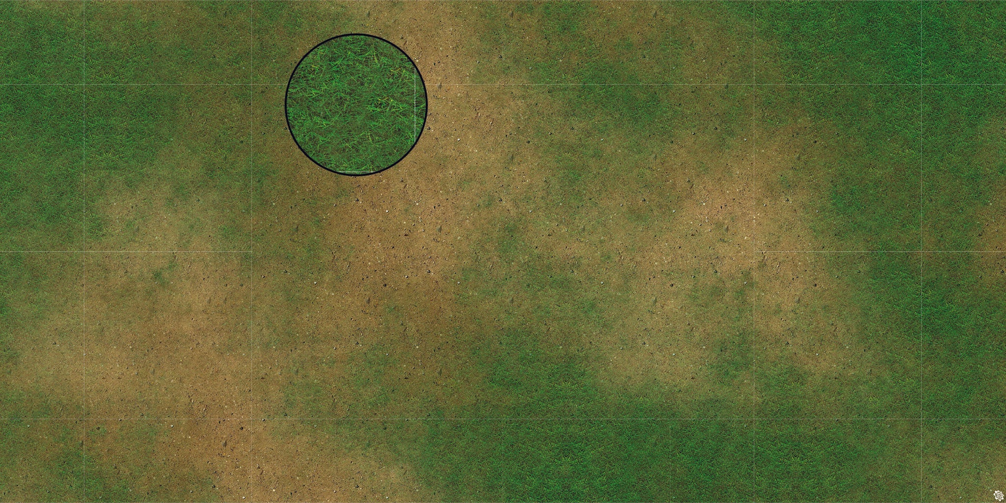 Mats by Mars: Grassy Spring Tabletop Wargaming Play Mat