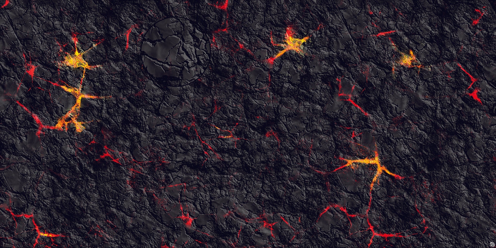 Mats by Mars: Molten Crust Tabletop Wargaming Play Mat