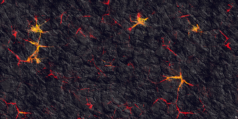 Mats by Mars: Molten Crust Tabletop Wargaming Play Mat