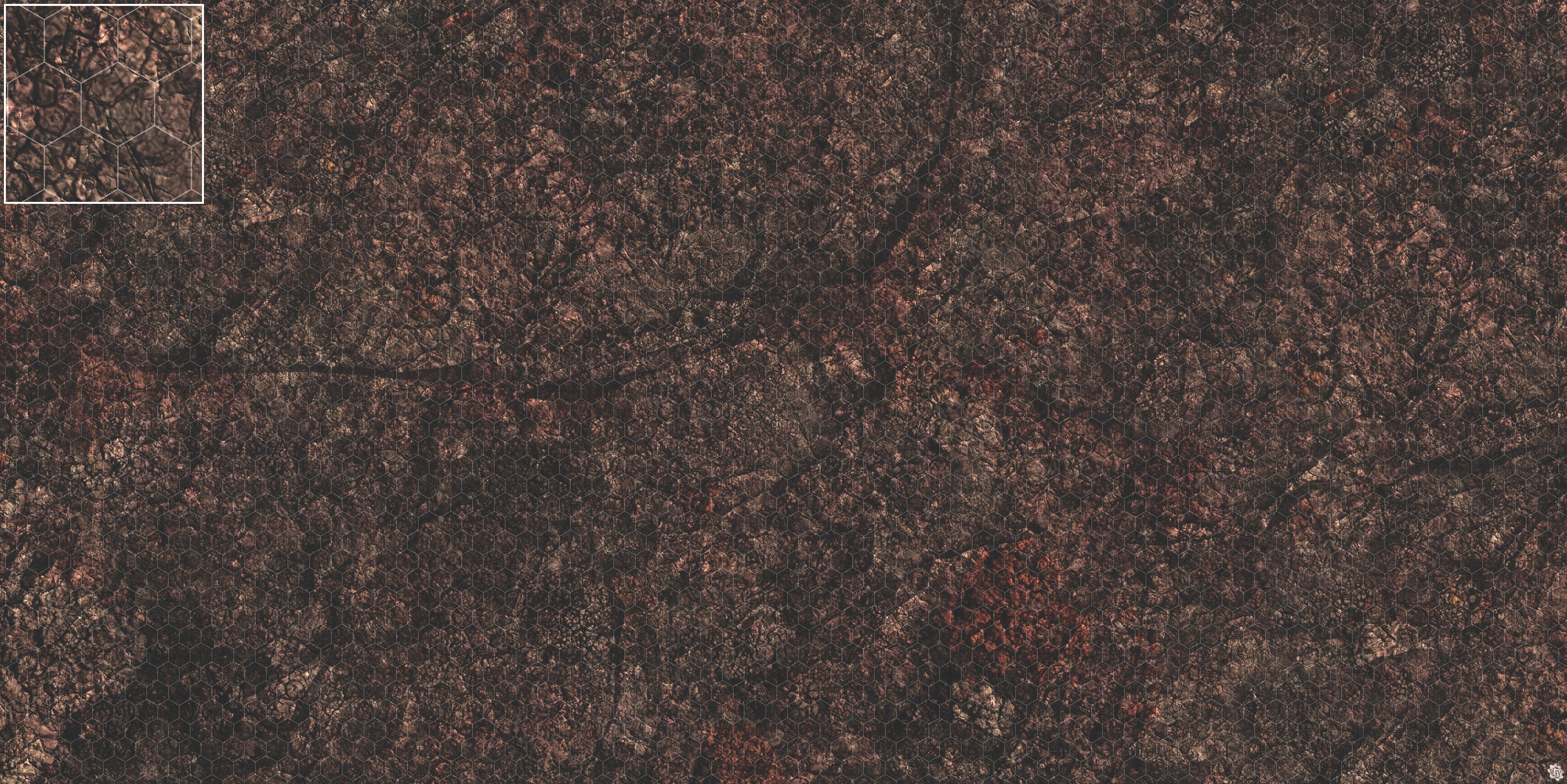 Mats by Mars: Shattered Soil Tabletop Wargaming Play Mat
