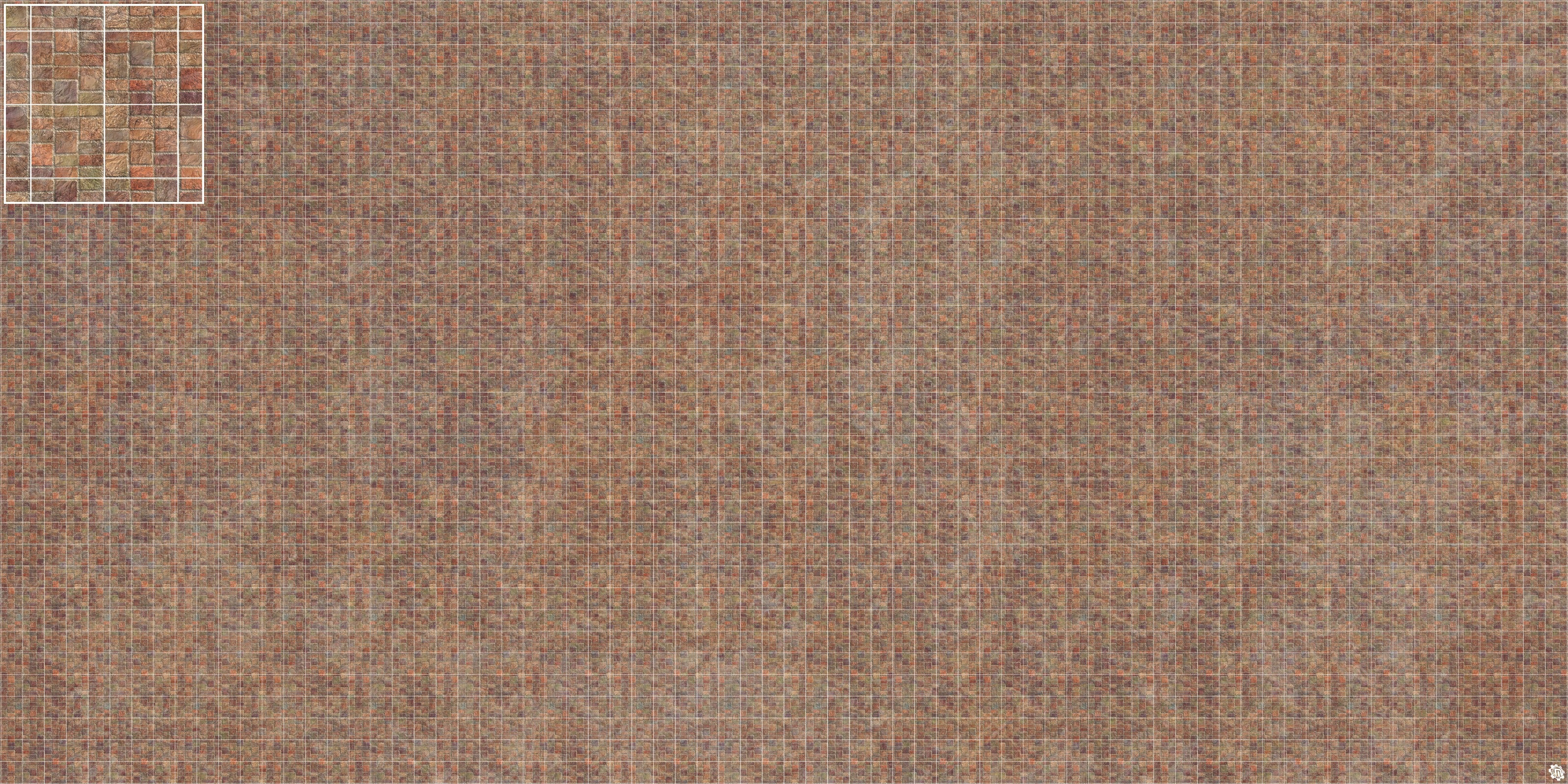 Mats by Mars: Sett in Stone (Red) Tabletop Wargaming Play Mat