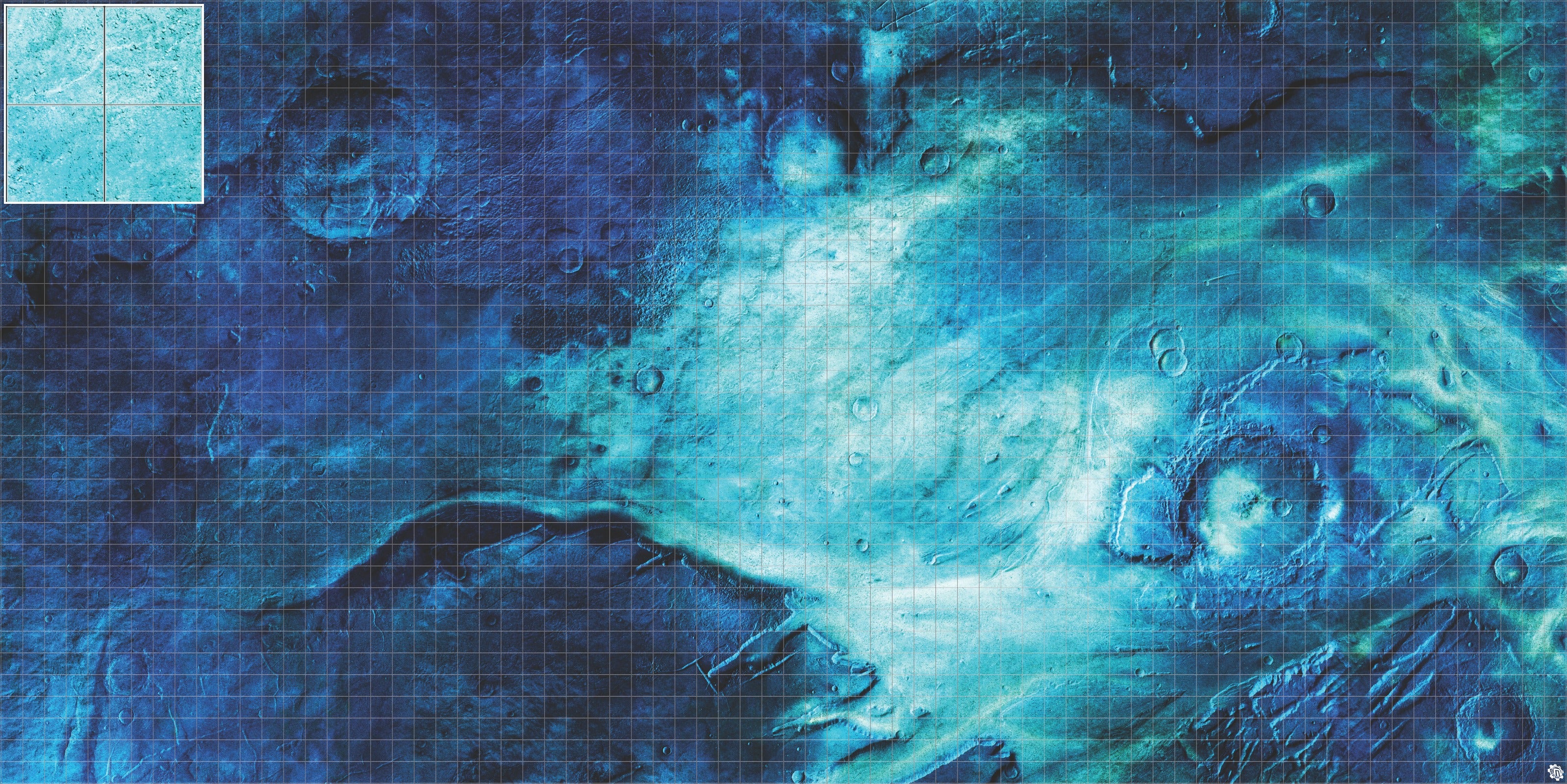 Mats by Mars: Rimecrust Tabletop Wargaming Play Mat
