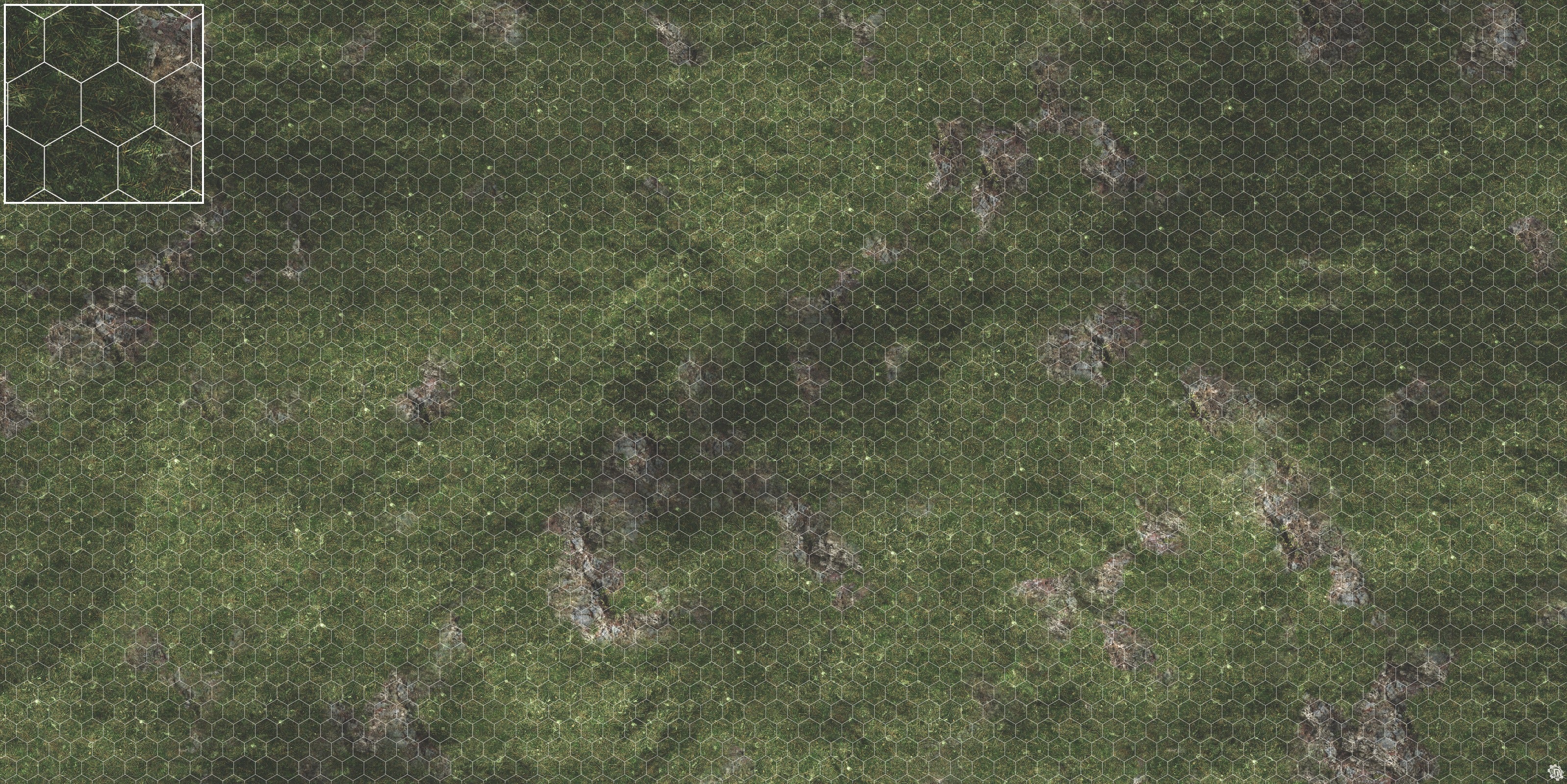 Mats by Mars: Green Hills Tabletop Wargaming Play Mat