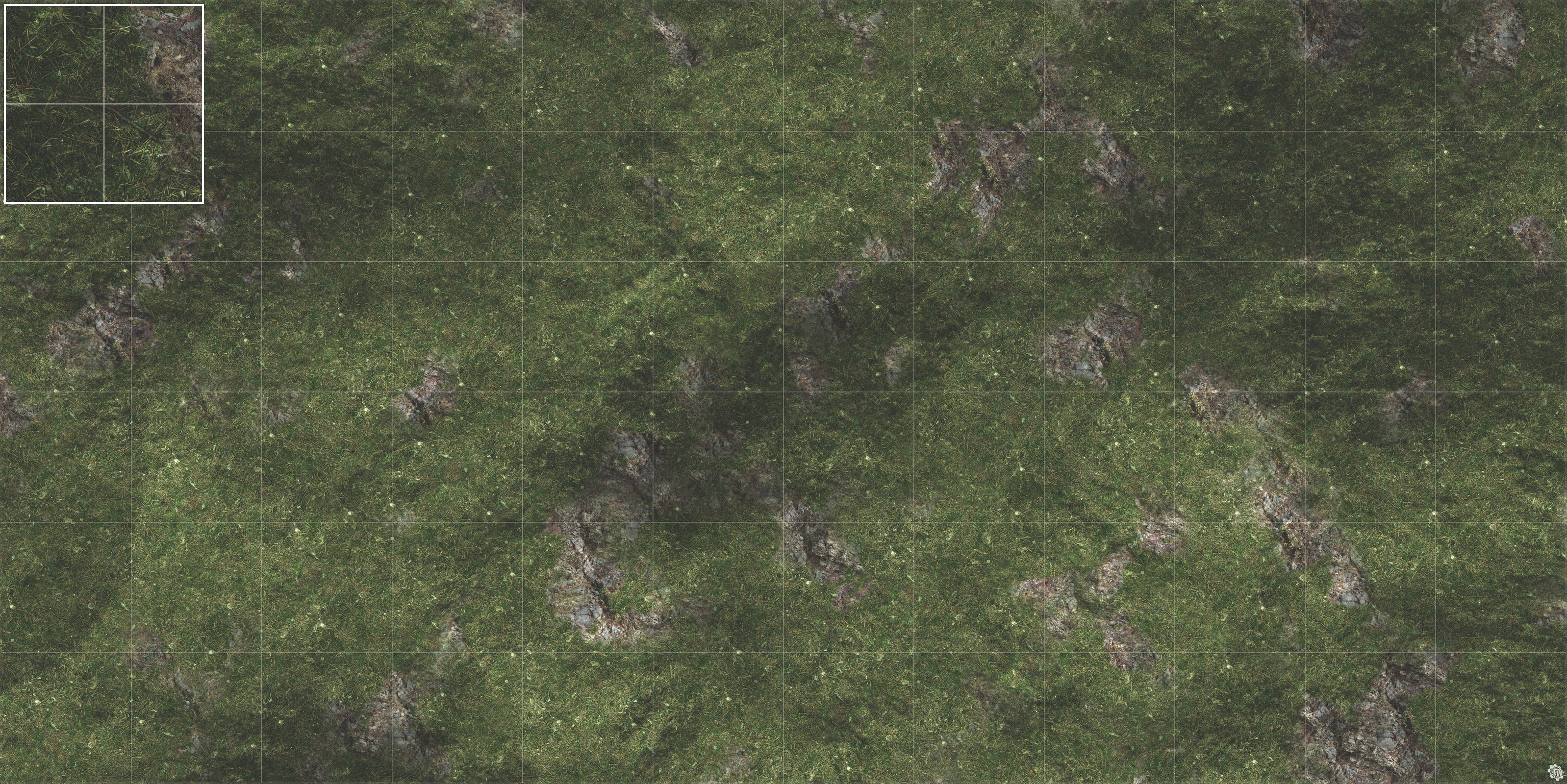 Mats by Mars: Green Hills Tabletop Wargaming Play Mat