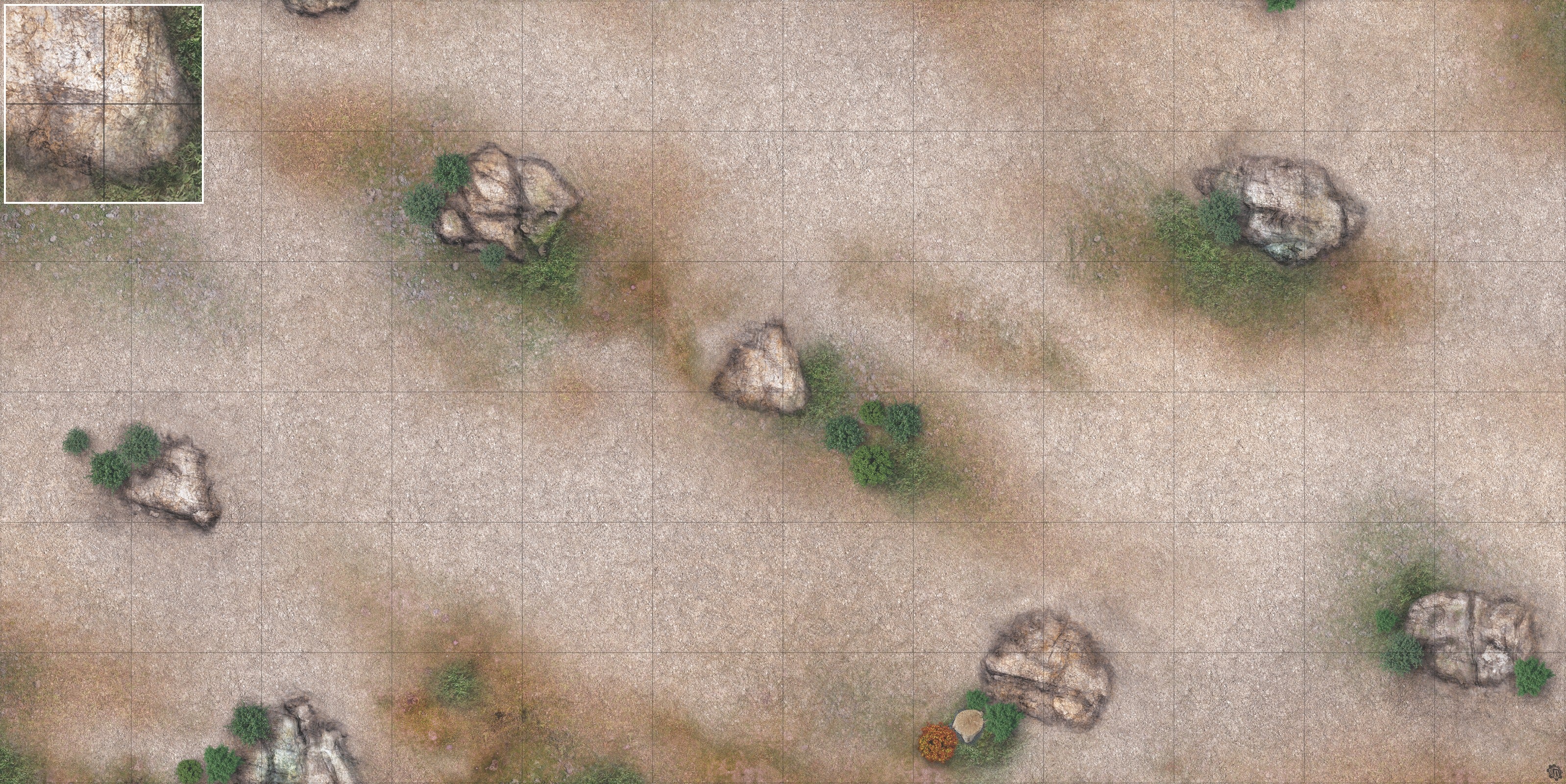 Mats by Mars: Hellenic Plateau Tabletop Wargaming Play Mat
