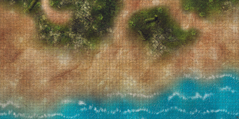 Mats by Mars: Jungle Treasure Tabletop Wargaming Play Mat