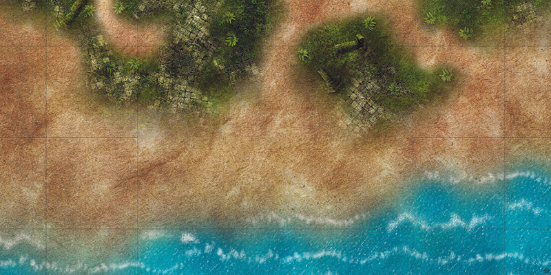 Mats by Mars: Jungle Treasure Tabletop Wargaming Play Mat