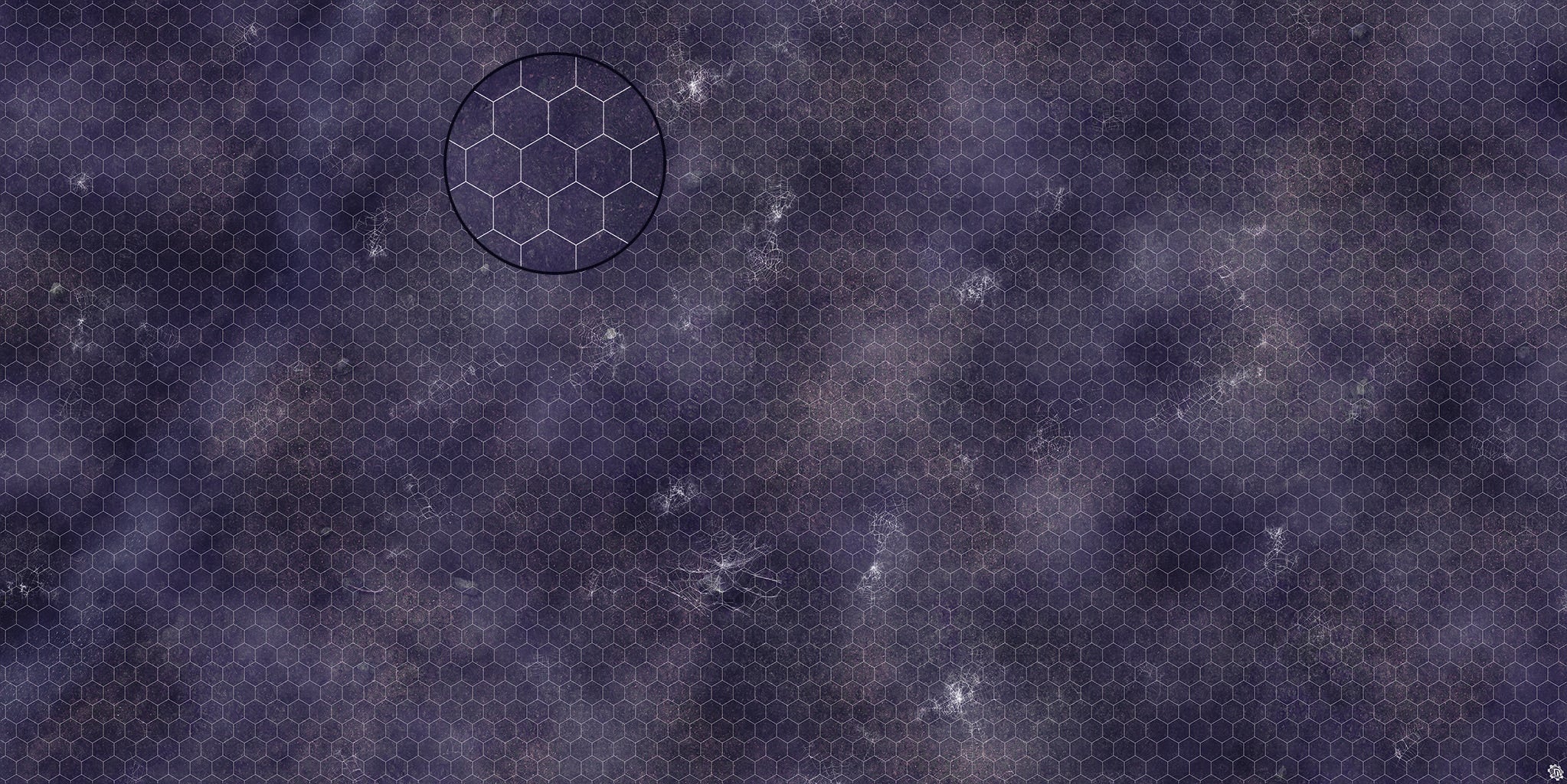 Mats by Mars: Moonlight Cobwebs Tabletop Wargaming Play Mat