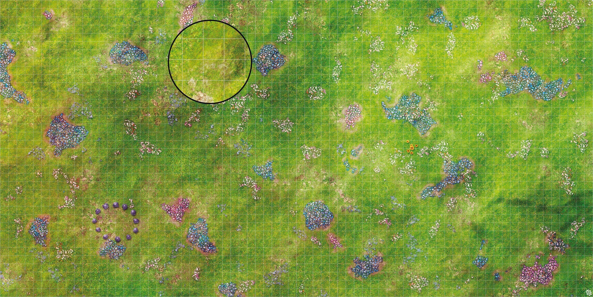 Mats by Mars: Faewild Fields Tabletop Wargaming Play Mat