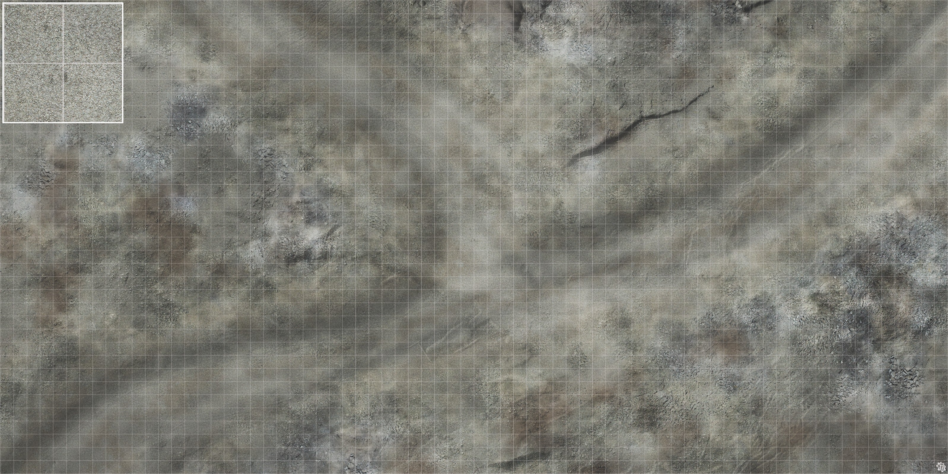 Mats by Mars: Ashen Wastes Tabletop Wargaming Play Mat