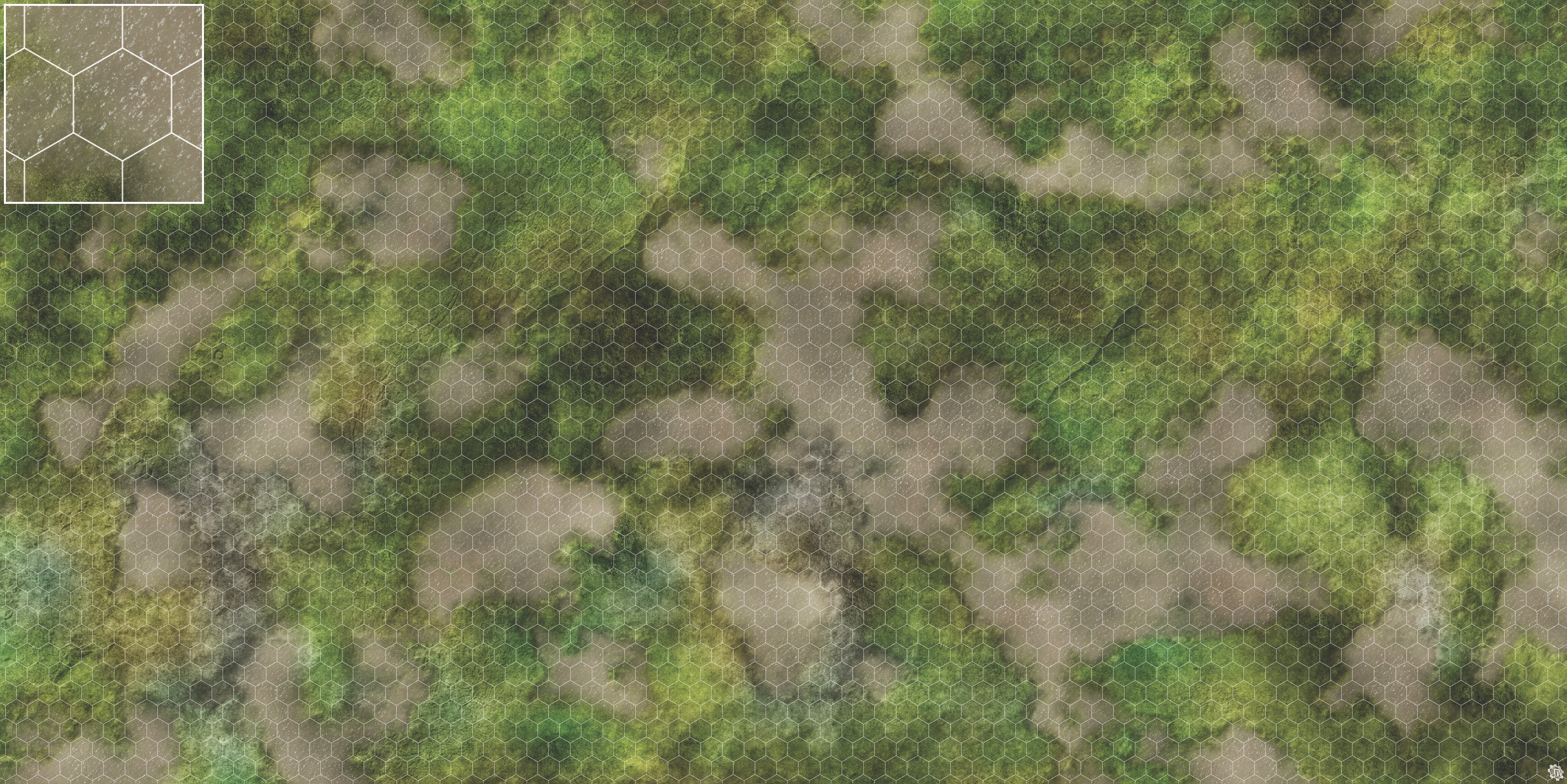 Mats by Mars: Bayou Country Tabletop Wargaming Play Mat