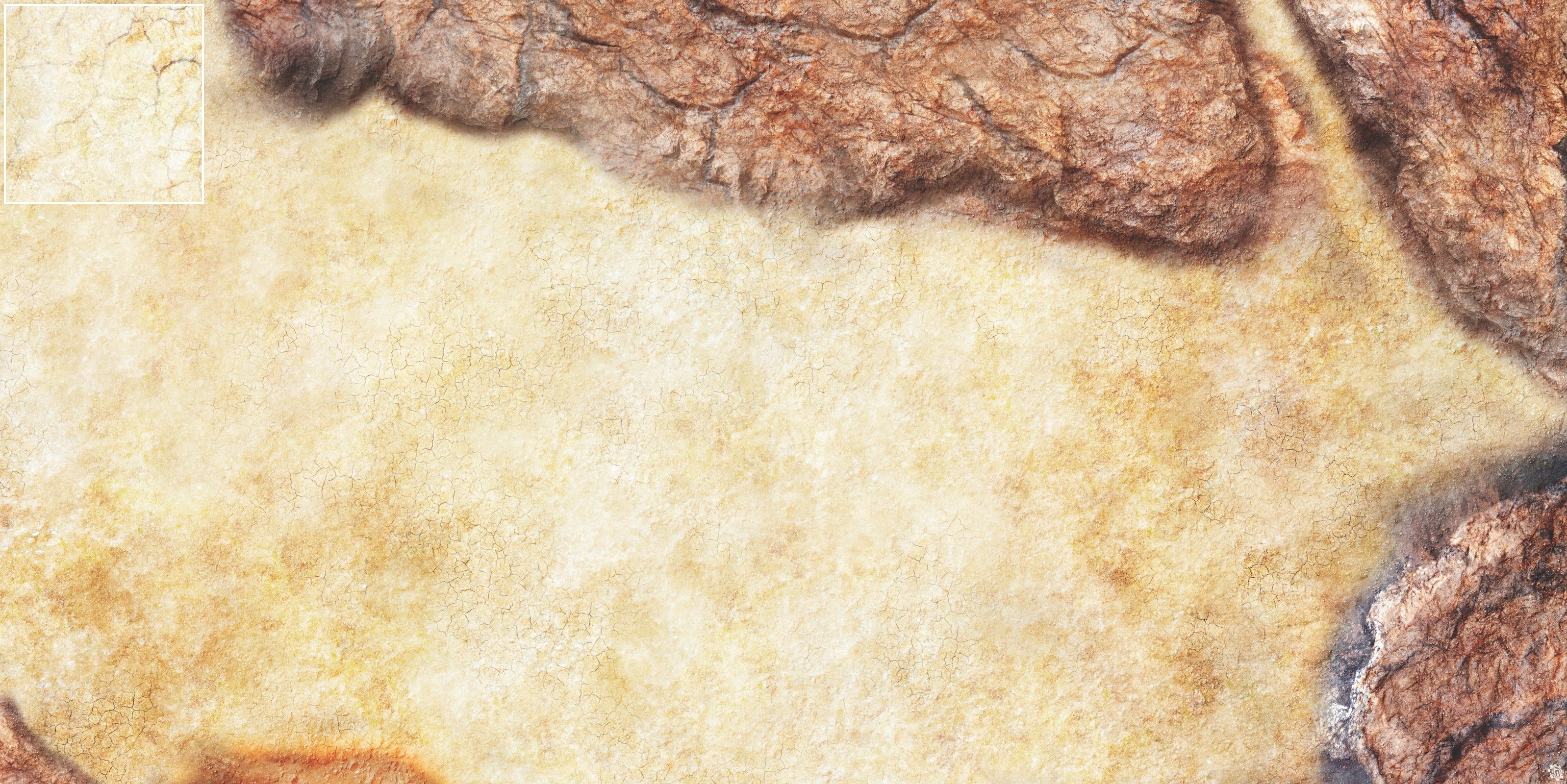 Mats by Mars: Desert Canyon Tabletop Wargaming Play Mat