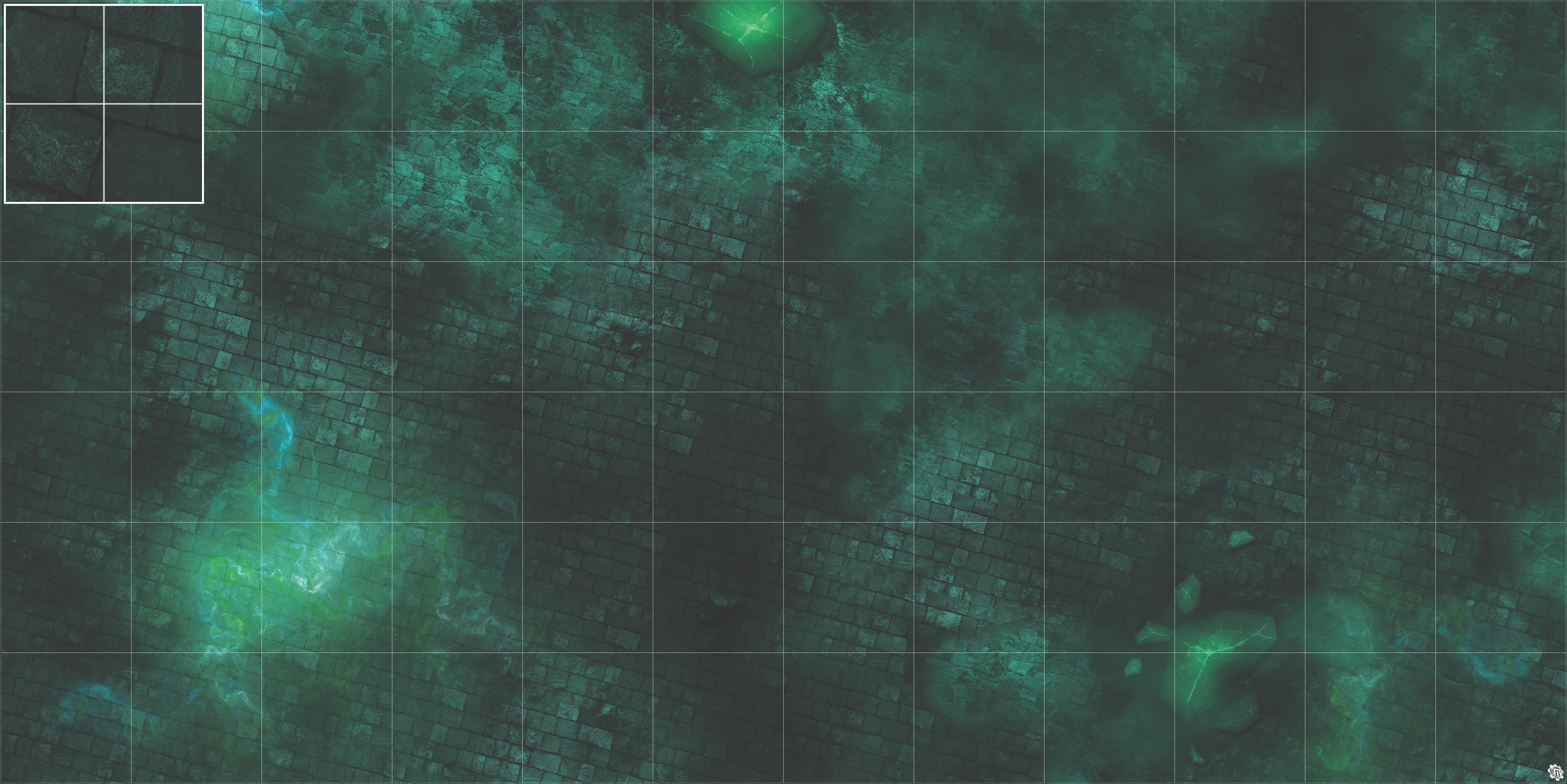 Mats by Mars: Noxious Sewer Tabletop Wargaming Play Mat