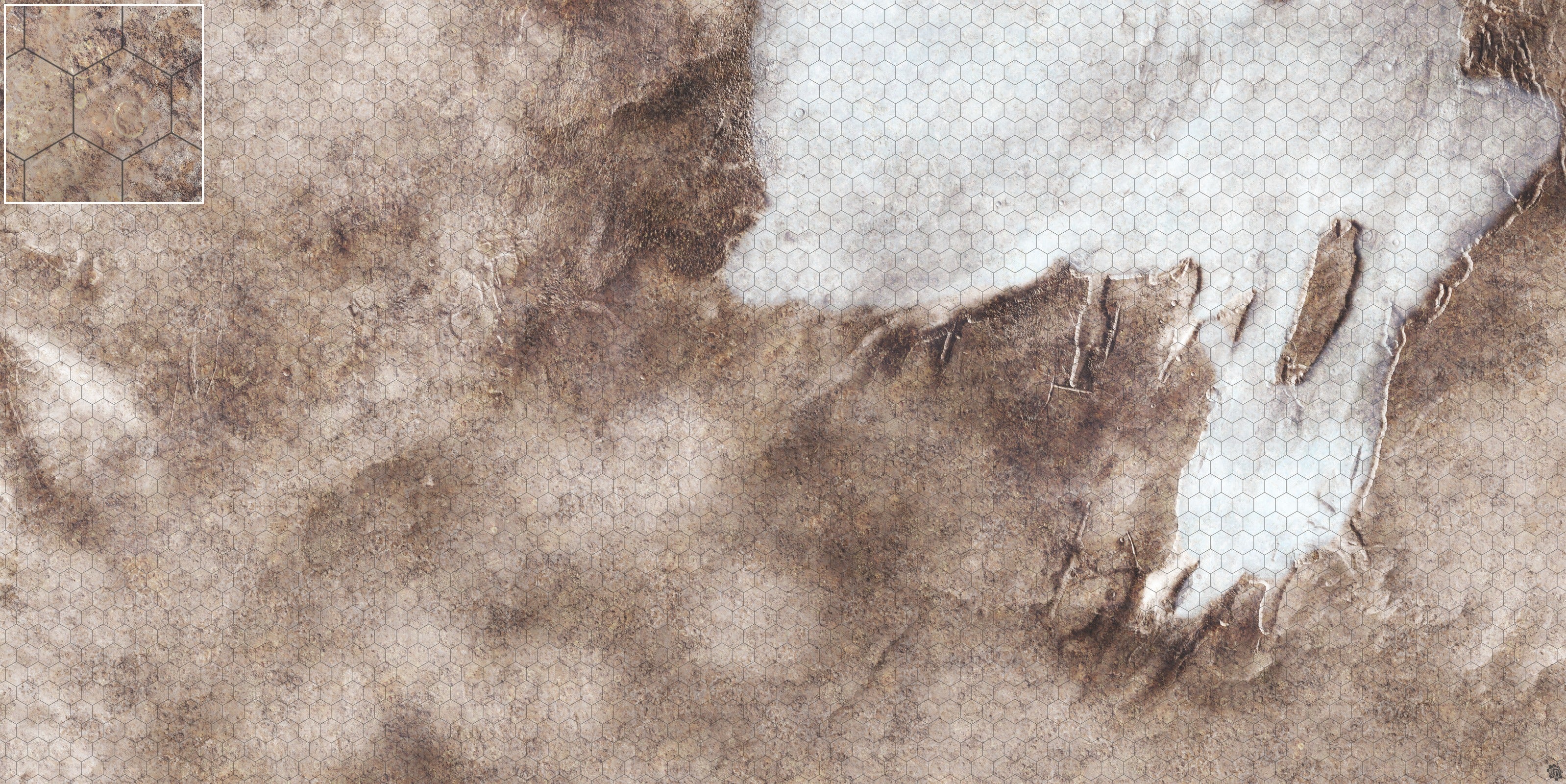 Mats by Mars: Bleached Bone Gulch Tabletop Wargaming Play Mat